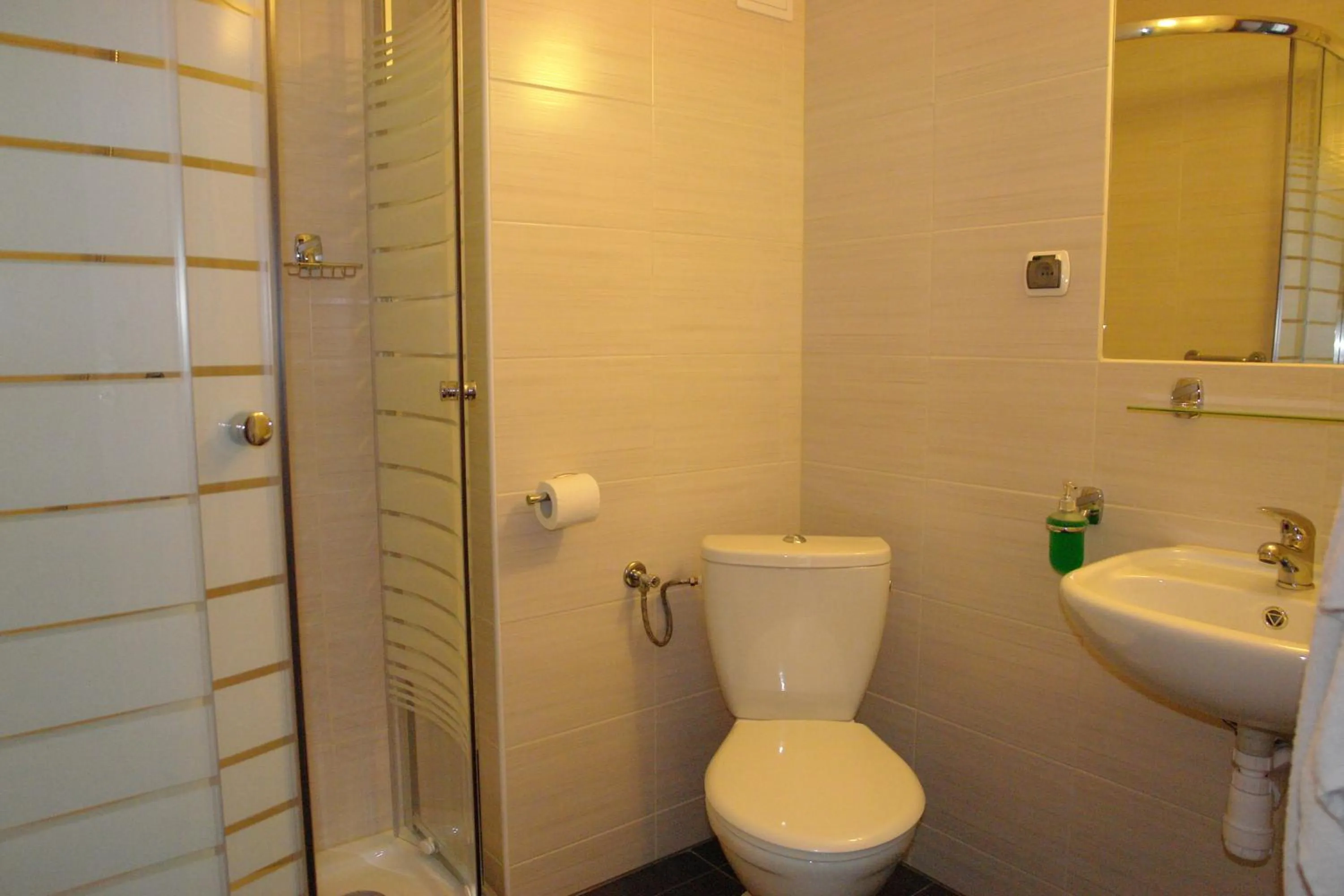 Shower in Hotel Junior