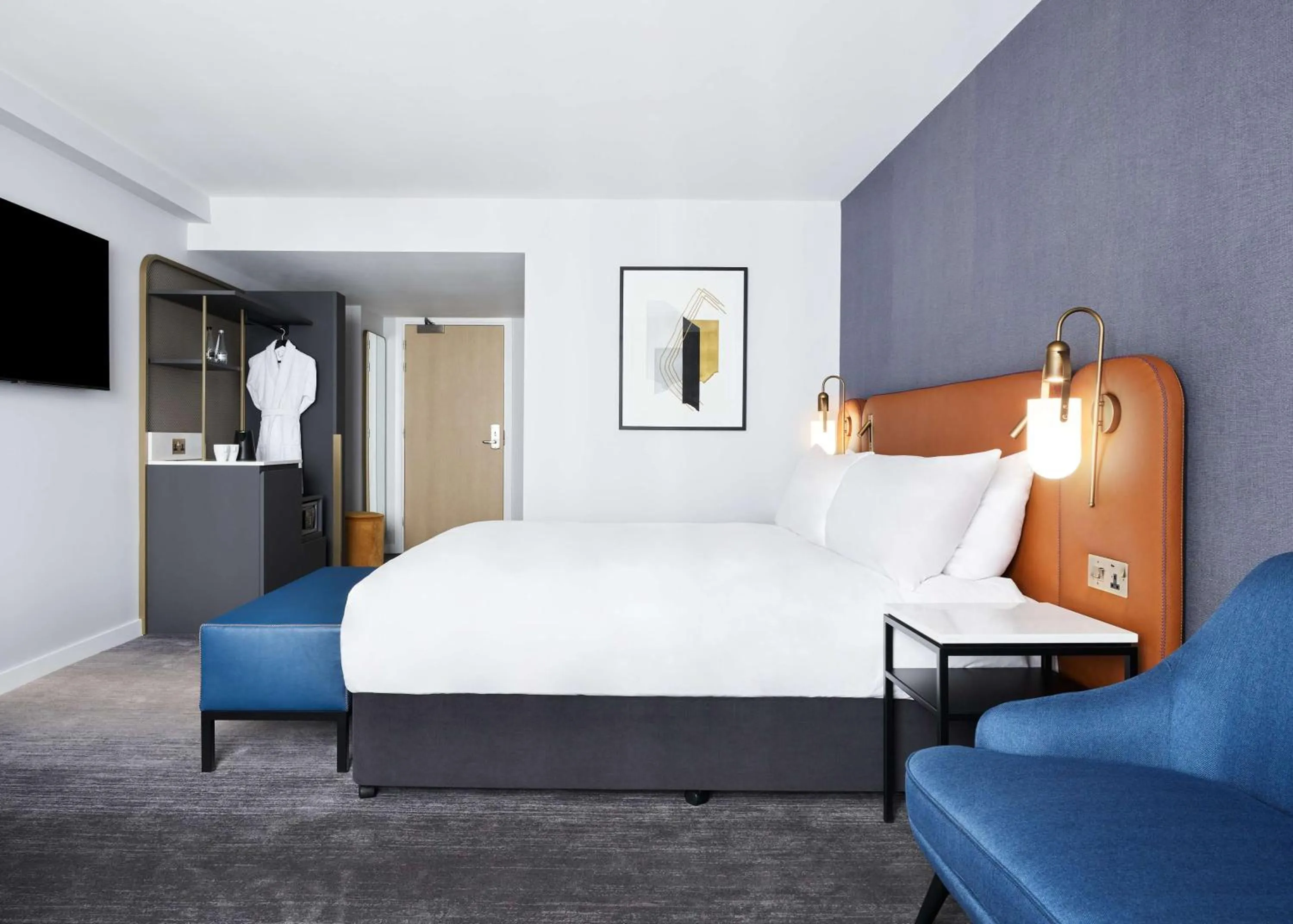 Bedroom, Bed in Hyatt Regency London Stratford