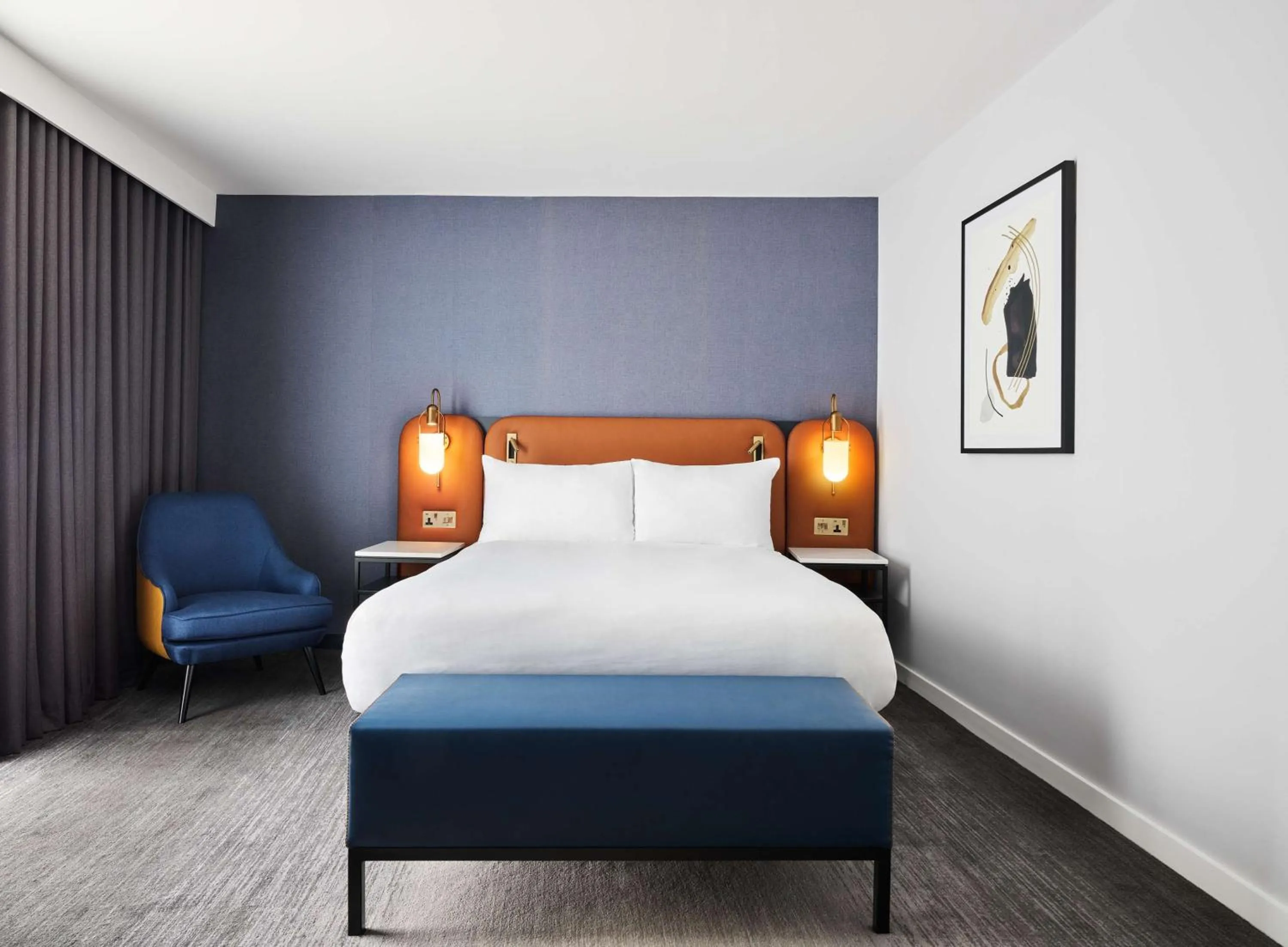 Bedroom, Bed in Hyatt Regency London Stratford