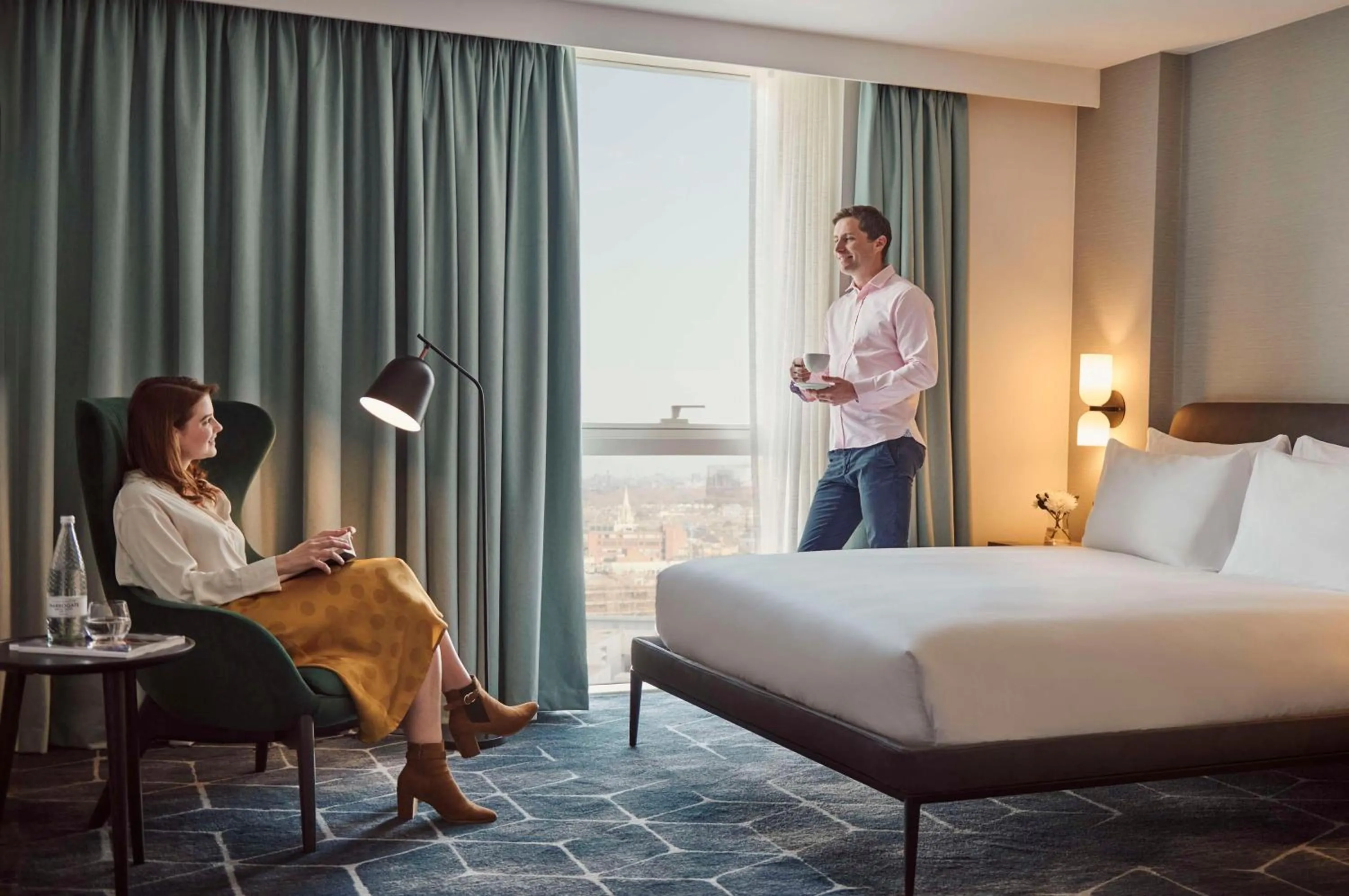 Bedroom, Bed in Hyatt House London Stratford - Aparthotel