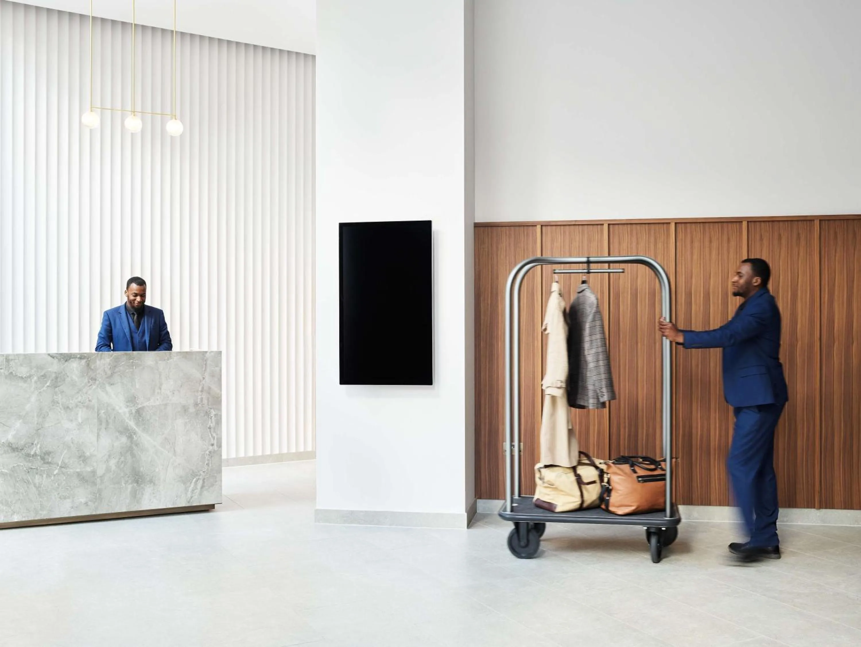 Lobby or reception in Hyatt House London Stratford - Aparthotel