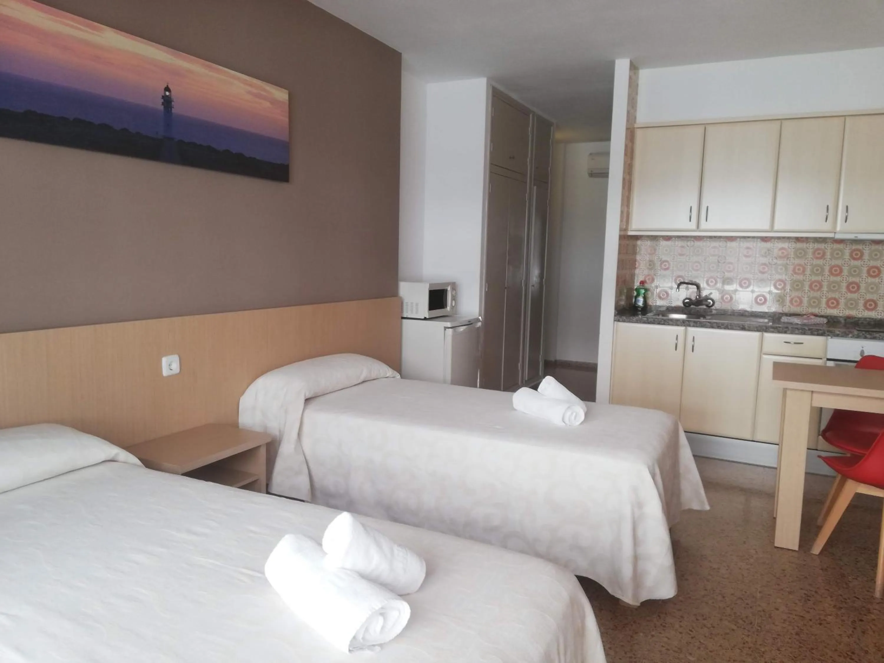 Bed in Apartamentos Orvay