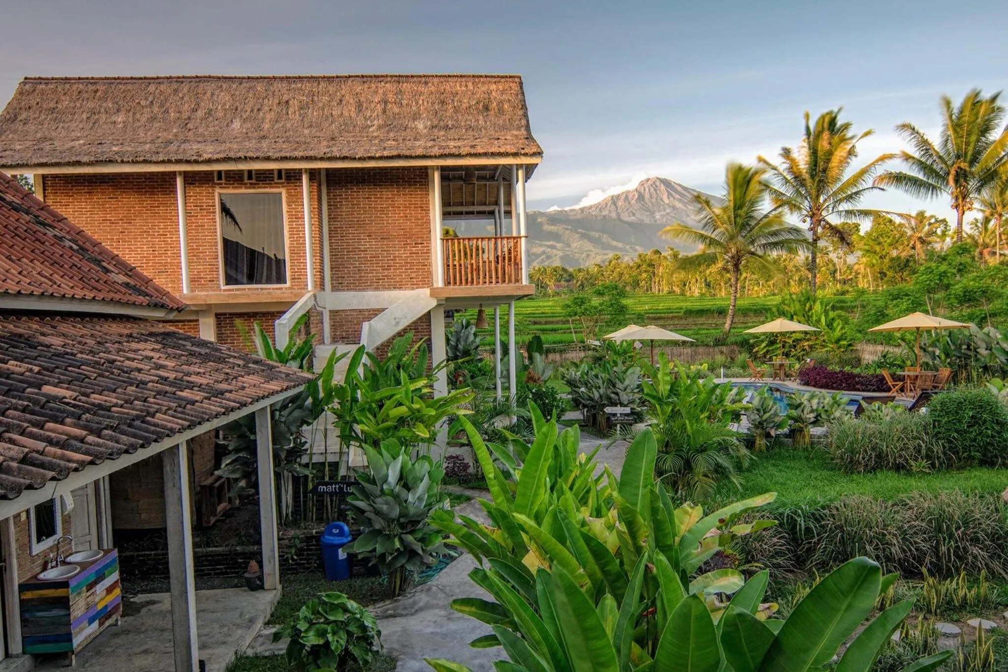 Mountain view in Tetebatu Flush Harmony