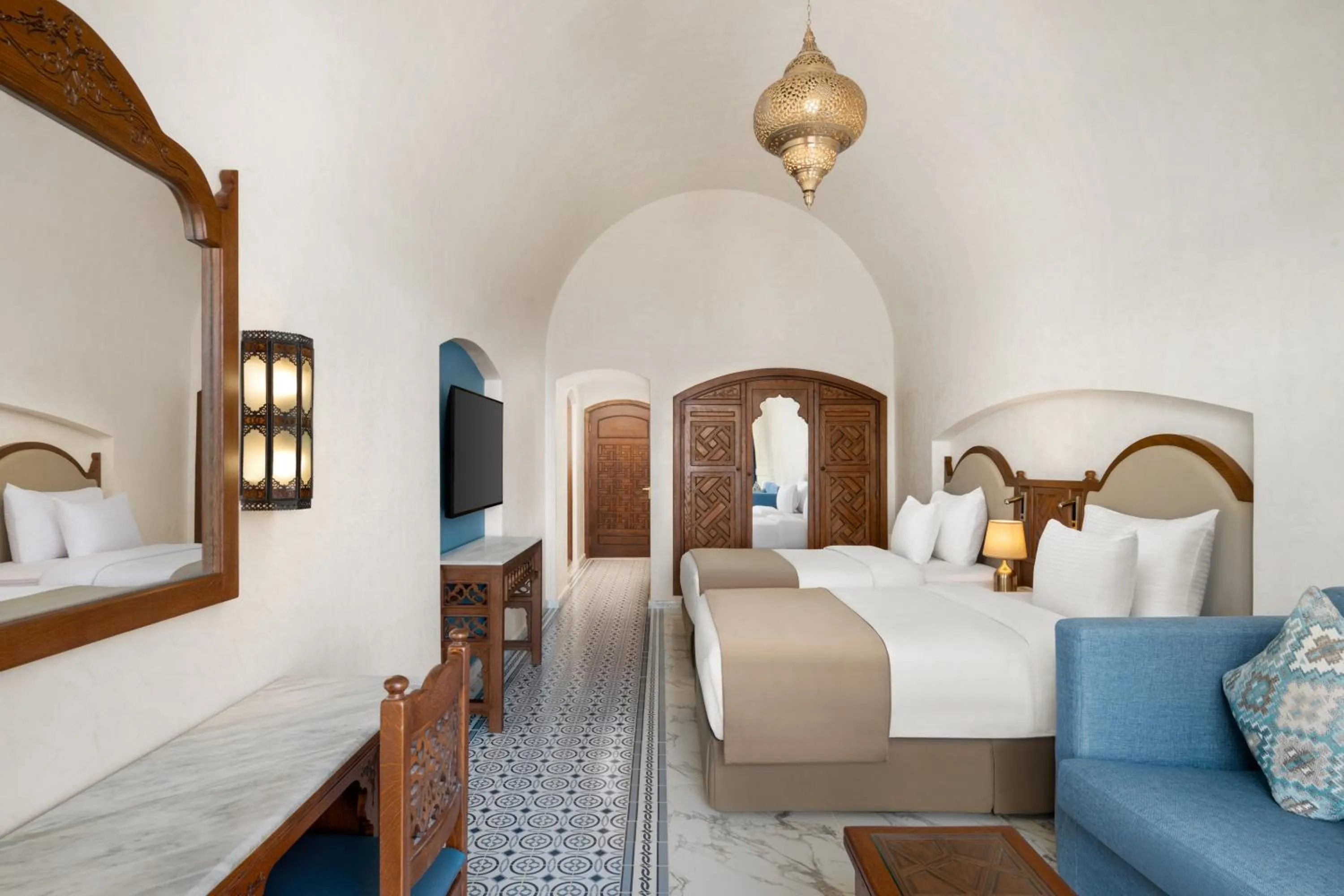 Photo of the whole room, Bed in Movenpick Resort Sharm El Sheikh