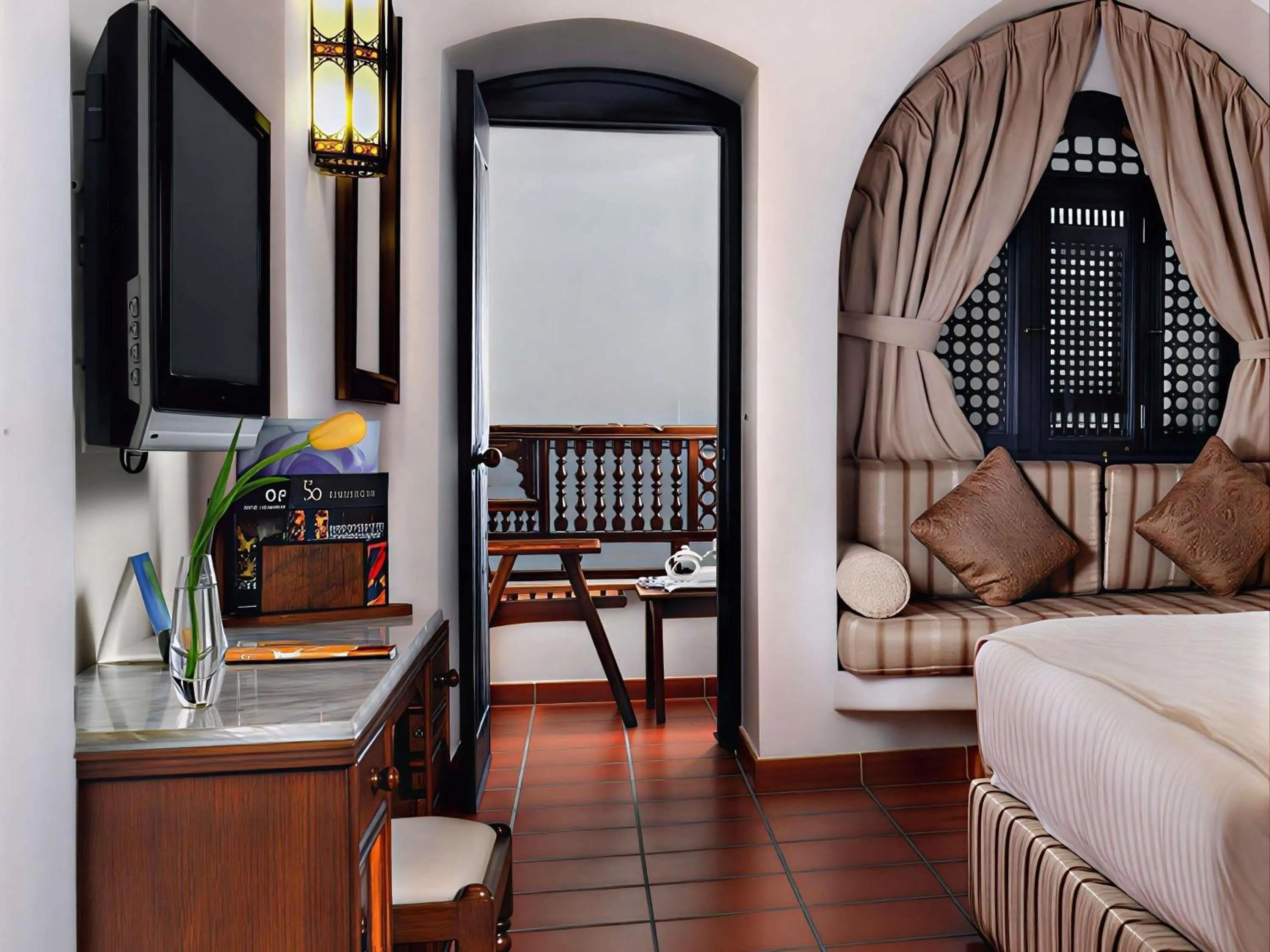 Bedroom, Bed in Movenpick Resort Sharm El Sheikh