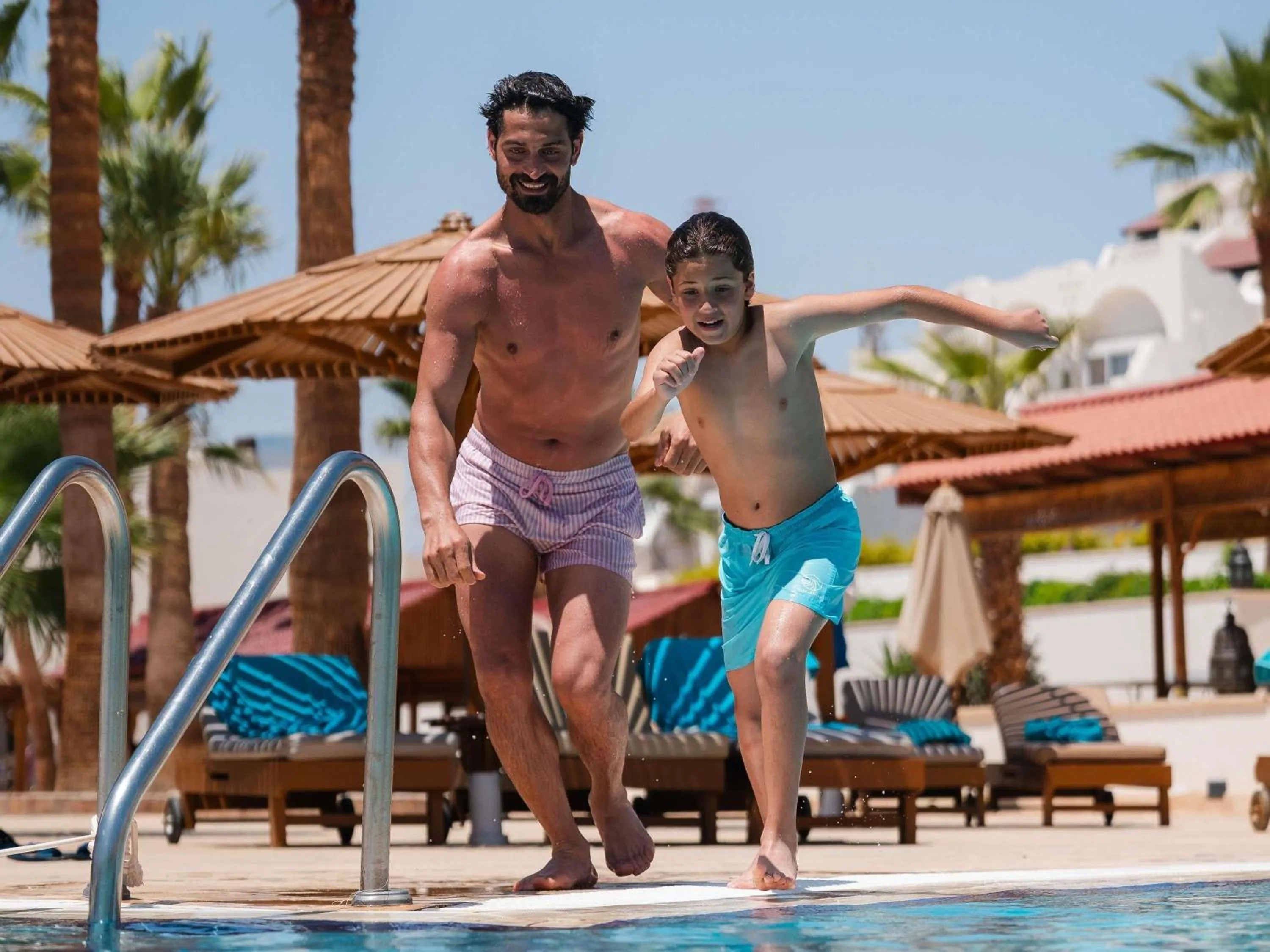 Pool view in Movenpick Resort Sharm El Sheikh