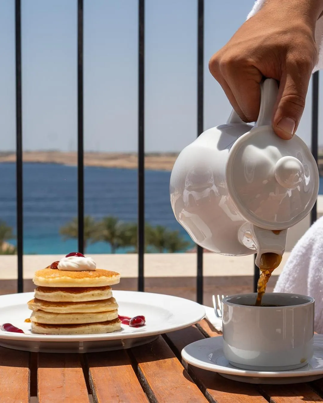 Balcony/Terrace in Movenpick Resort Sharm El Sheikh