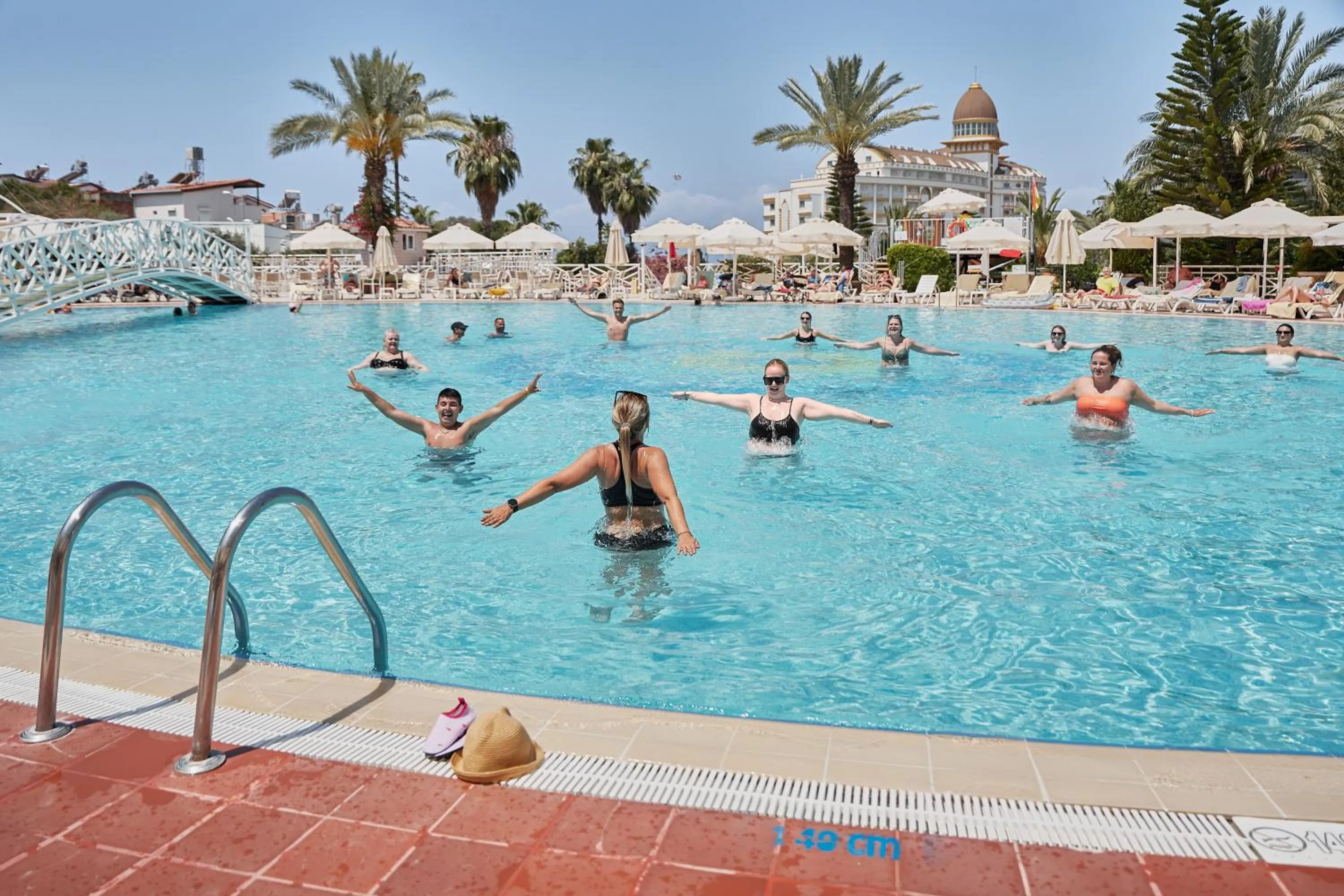 Pool view in Seaden Corolla Hotel