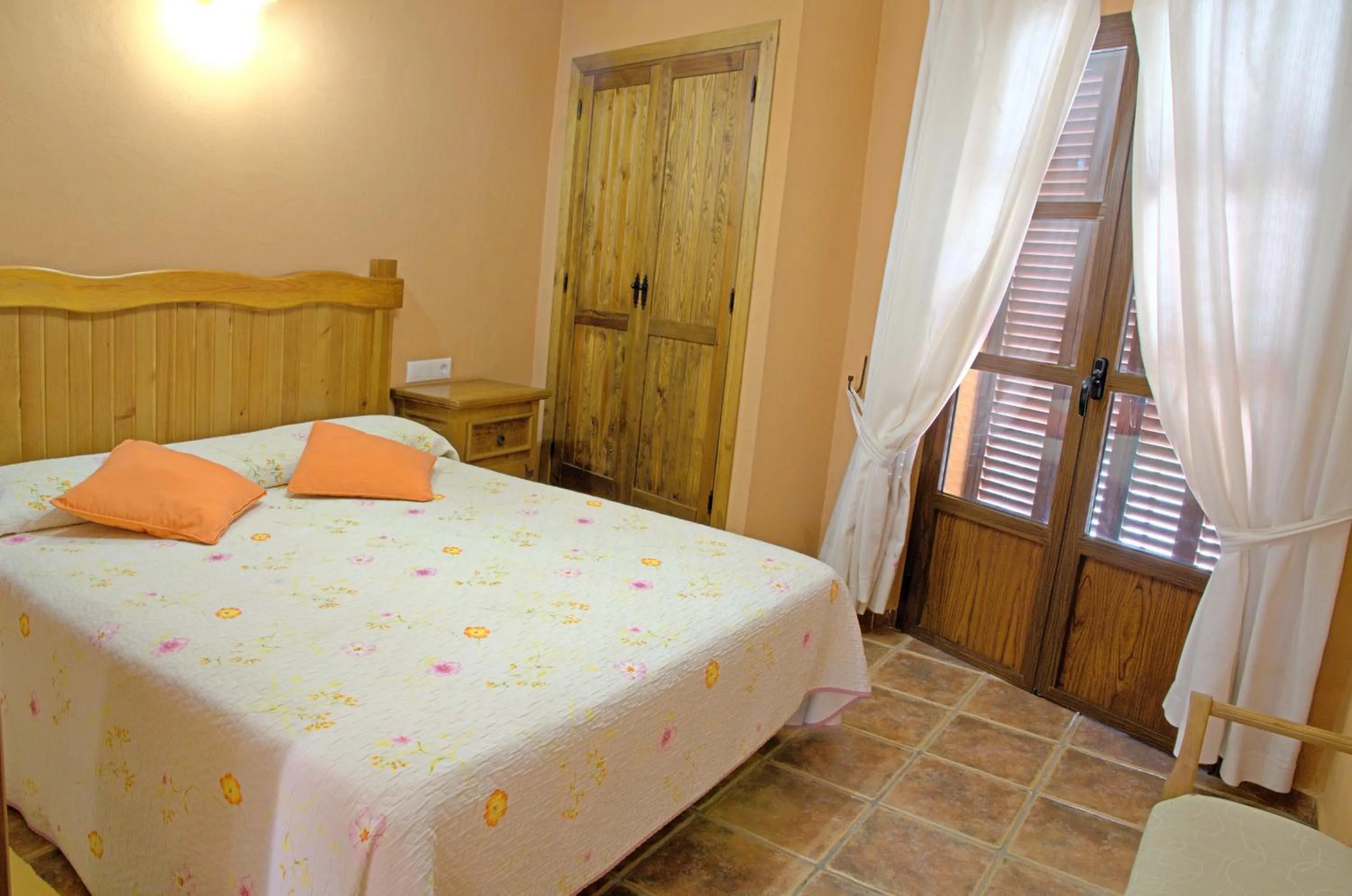 Bed in Hotel Posada Casas Viejas