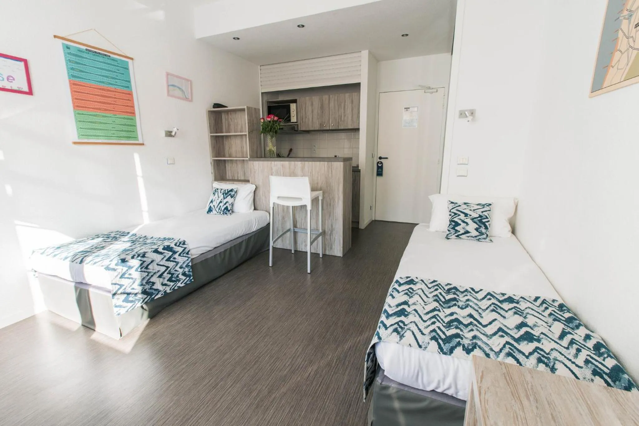 Bed in Hotel Mercedes