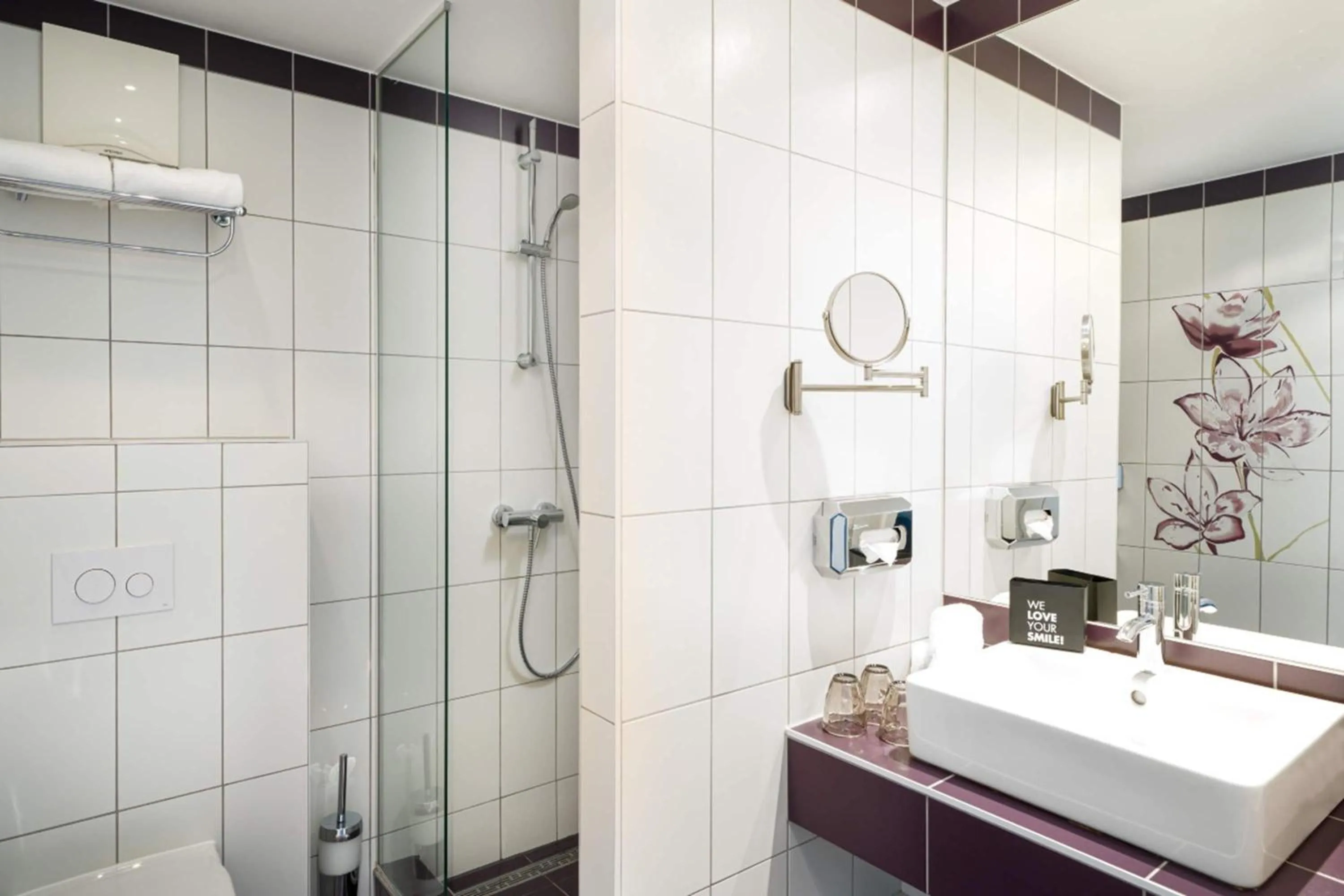 Bathroom in elaya hotel vienna city west, Trademark by Wyndham