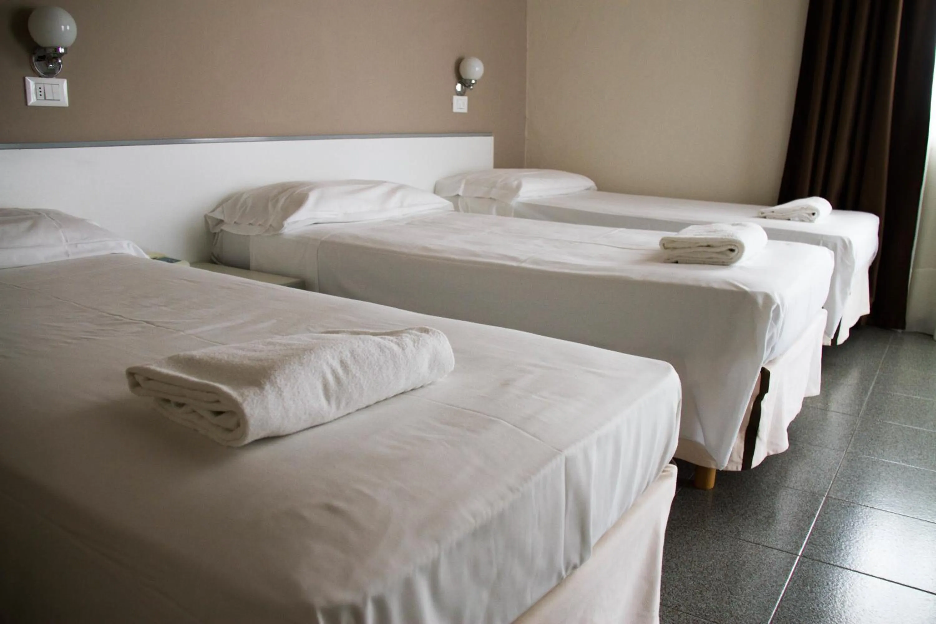 Bed in Hotel Arianna