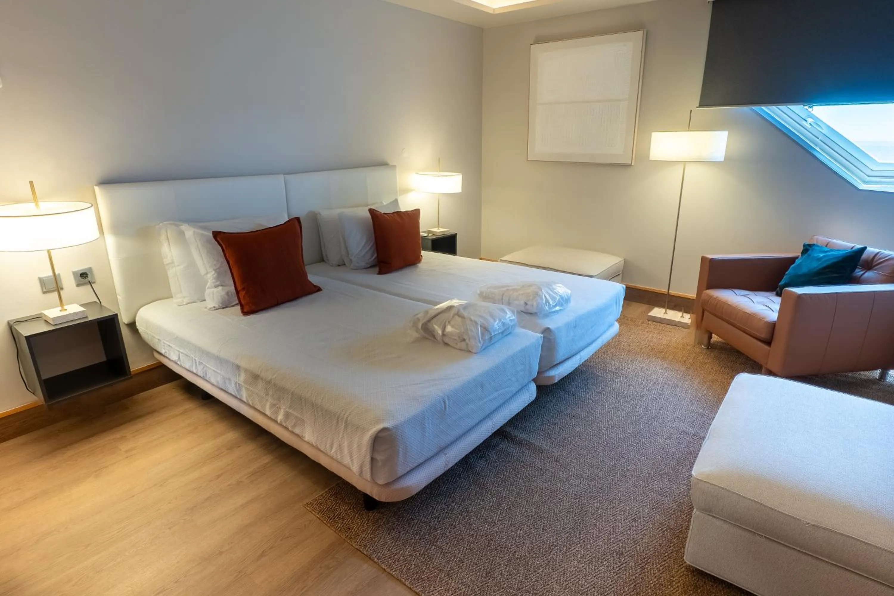 Bed in Hotel Solar Palmeiras