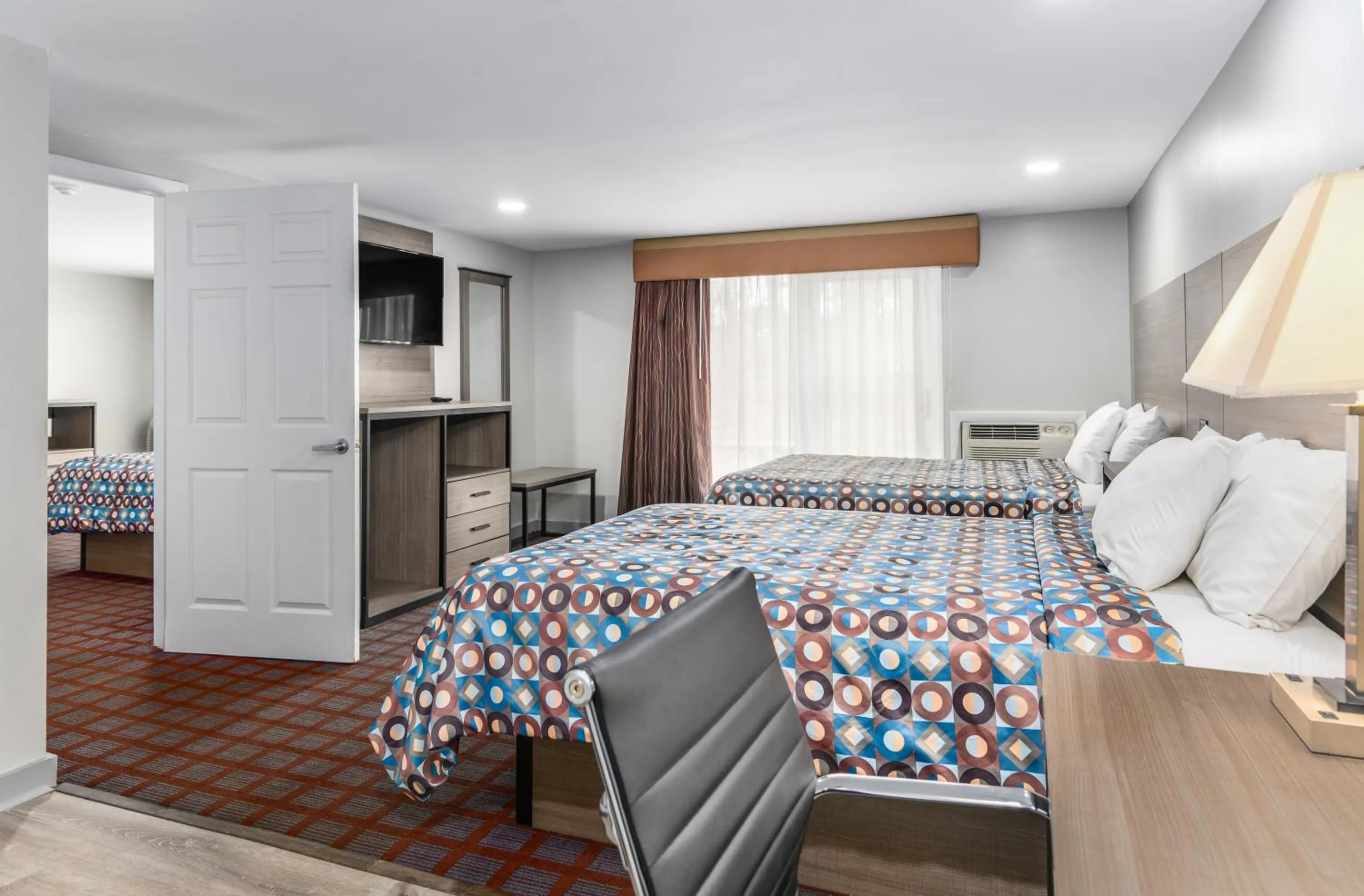 Bed in Blue Dolphin Inn