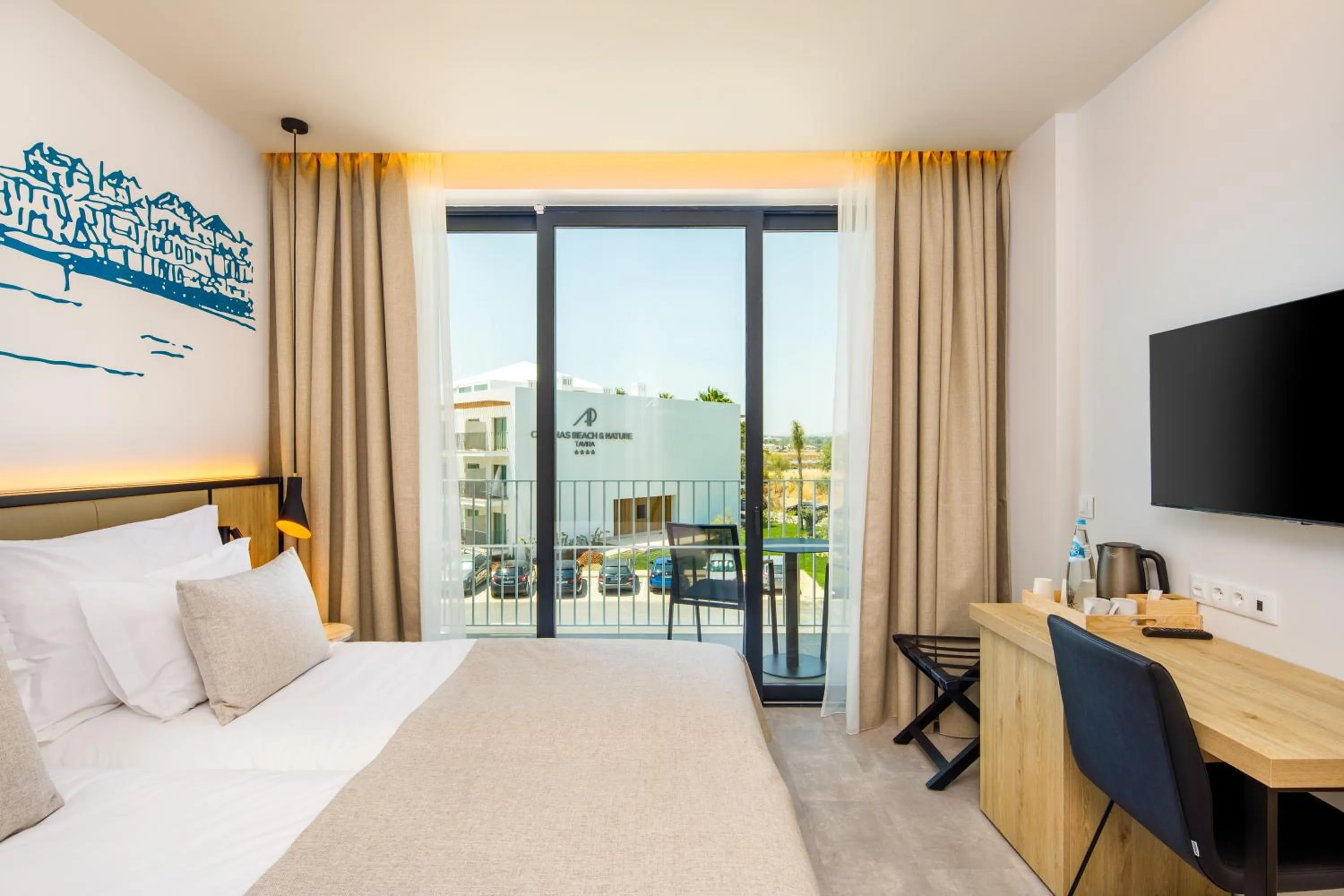 View (from property/room), Bed in AP Cabanas Beach & Nature - Adults Friendly