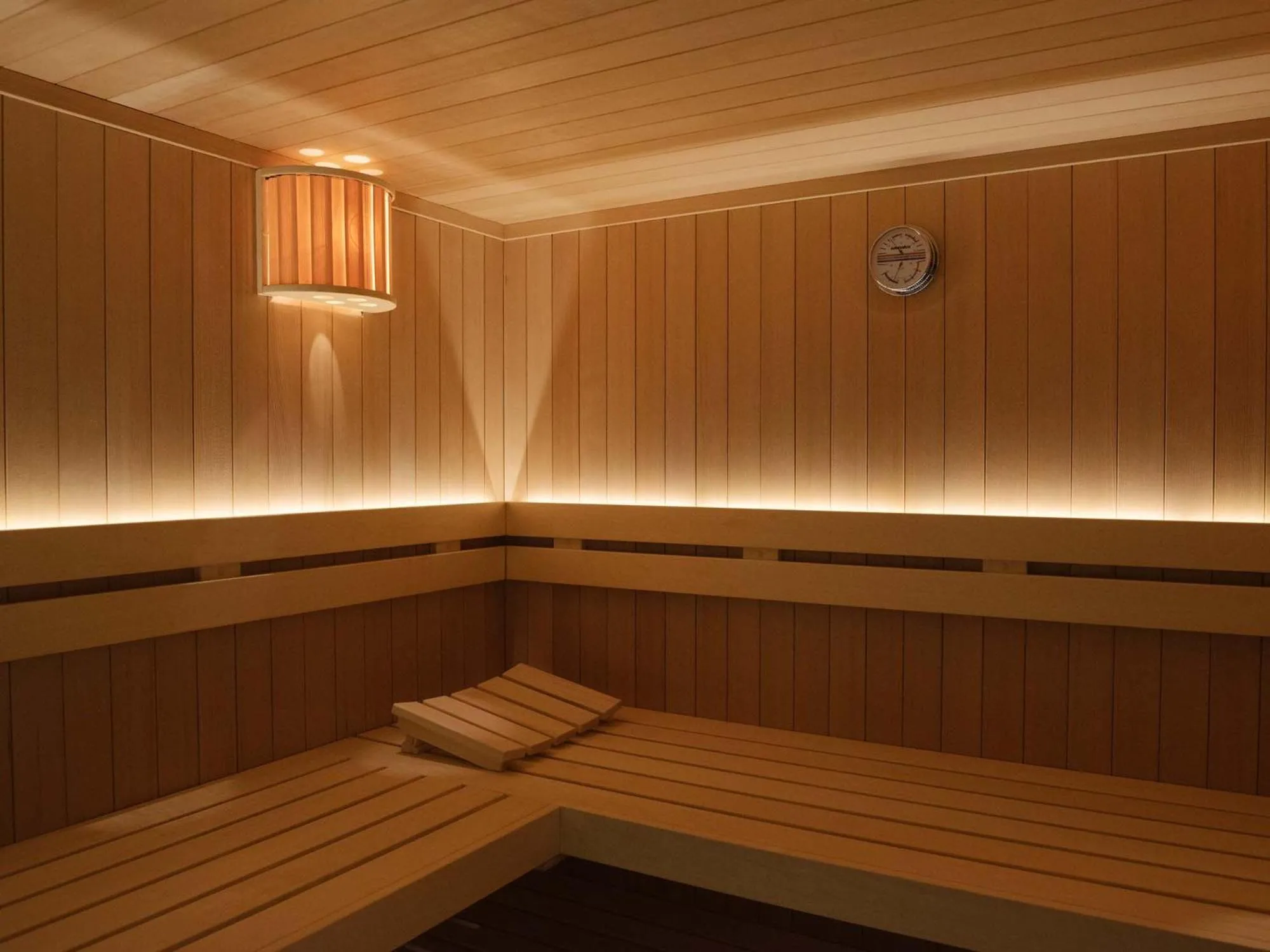 Sauna in Maison Haas Hustinx & Spa