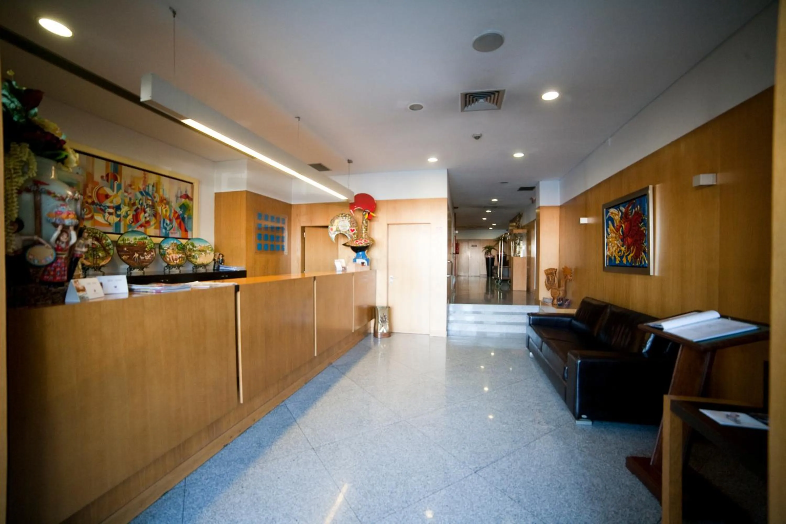 Lobby or reception in Hotel Bagoeira