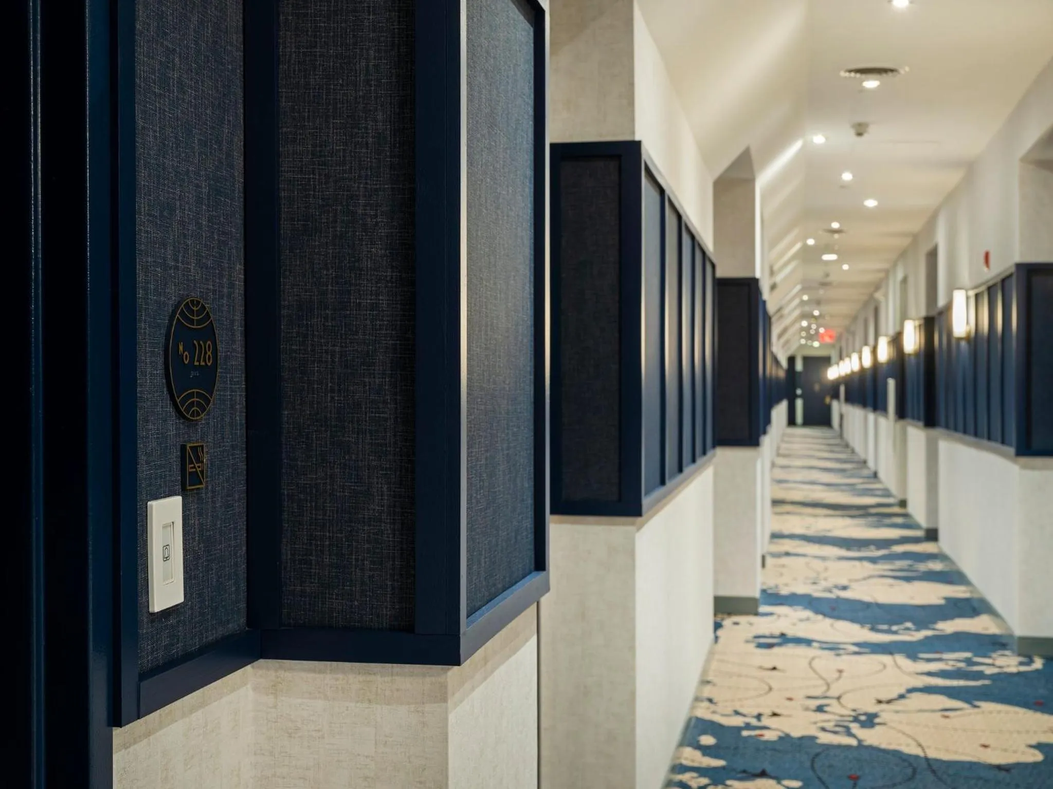 Decorative detail in voco Fiorello - LaGuardia Airport by IHG