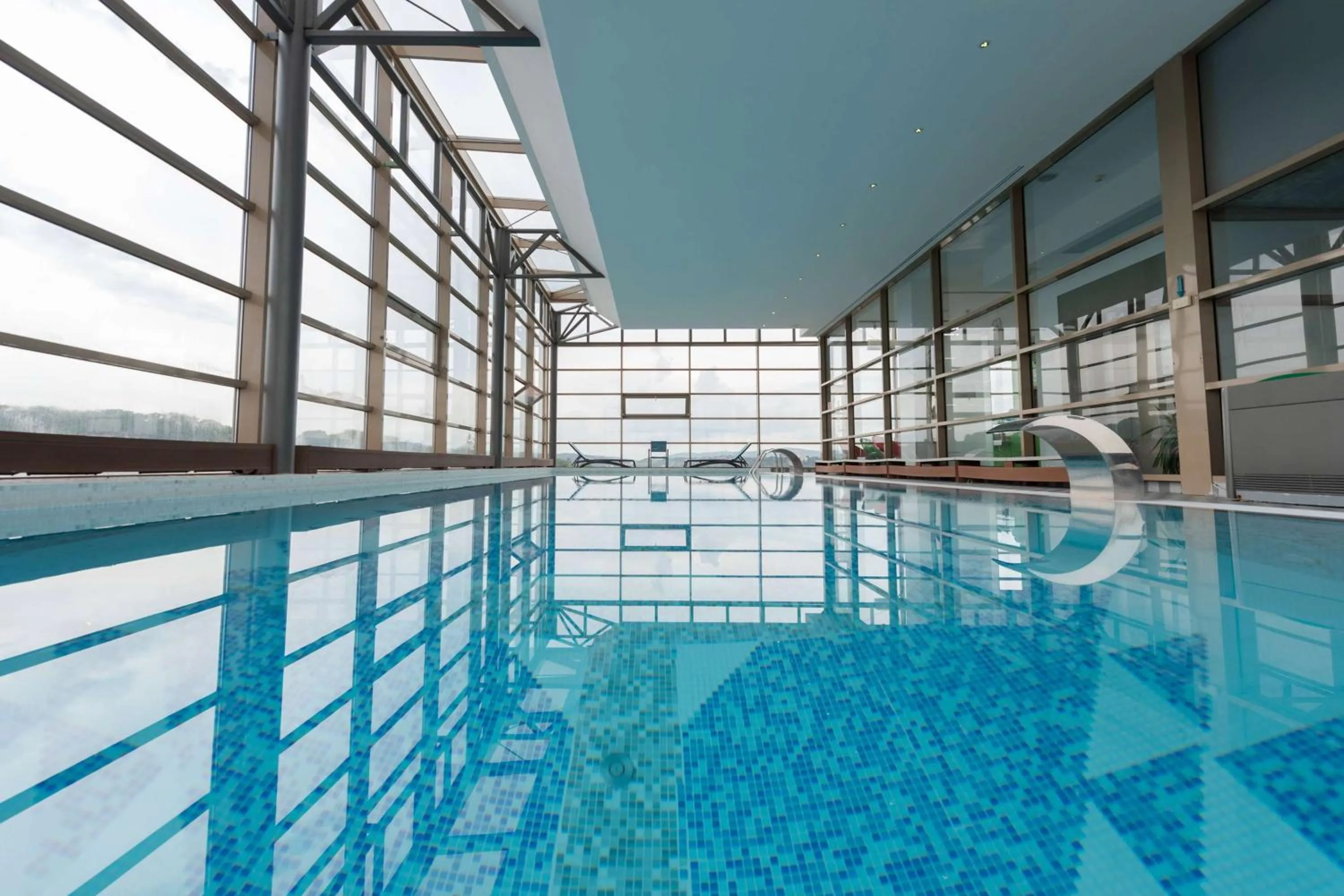 Pool view in Wyndham Cluj
