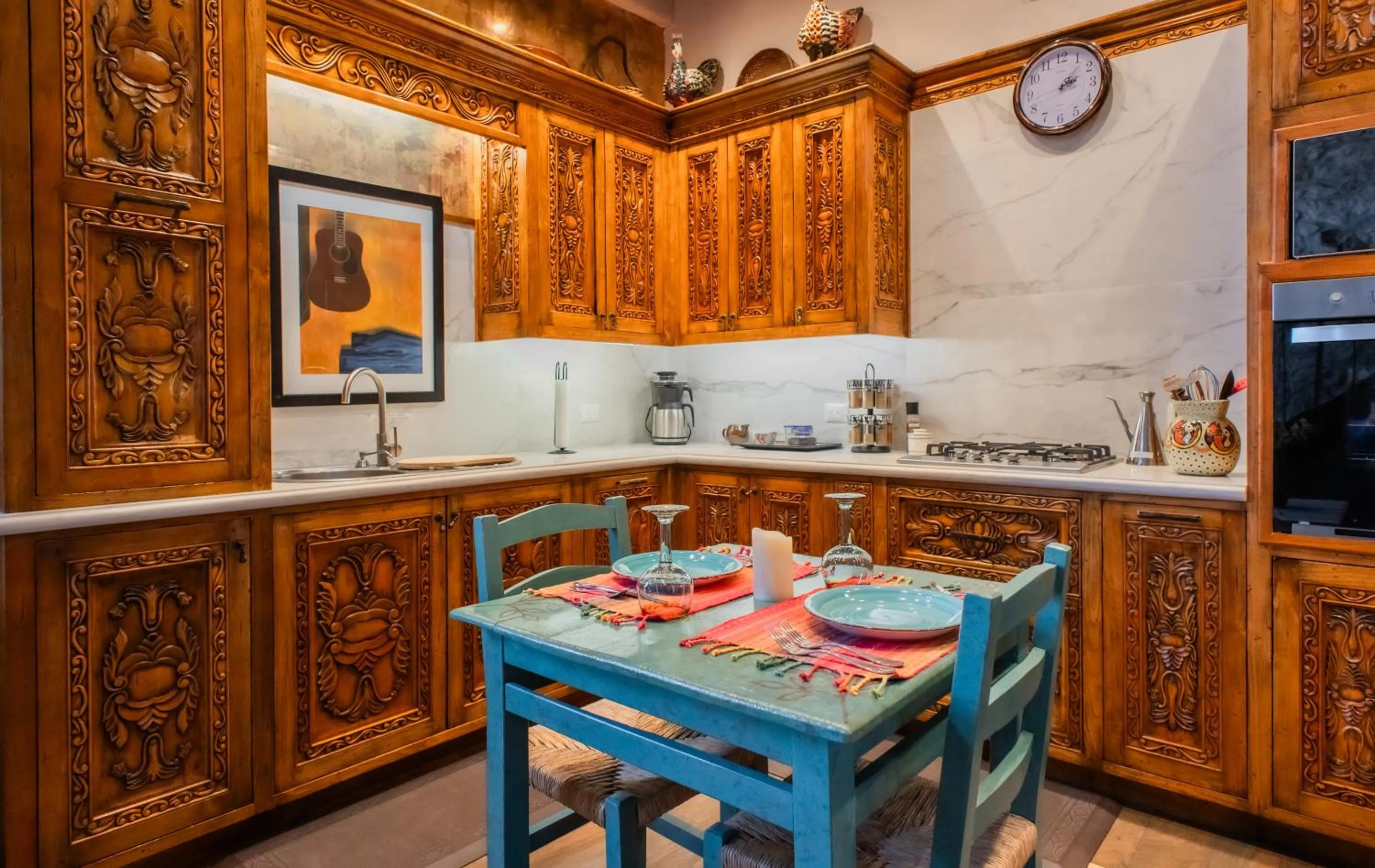 Kitchen or kitchenette in Casa Sollano 34