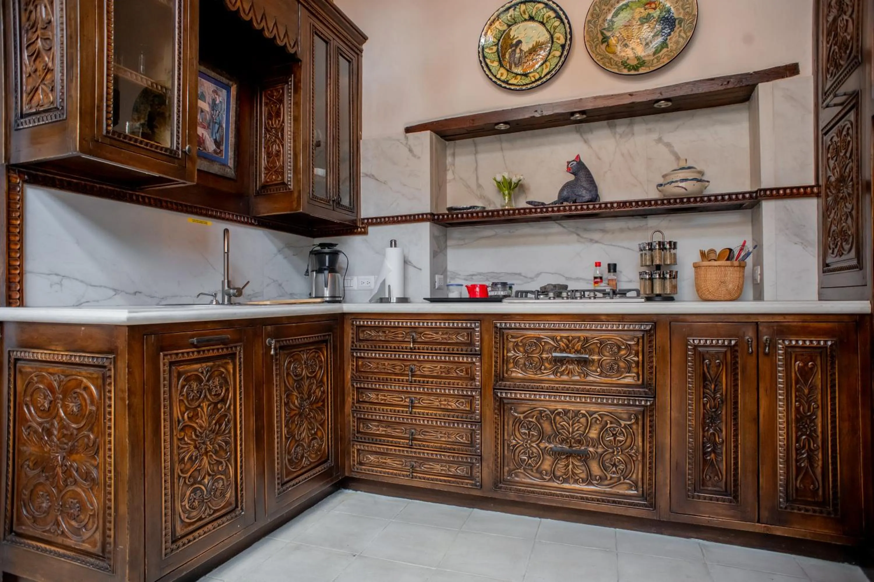 Kitchen or kitchenette in Casa Sollano 34
