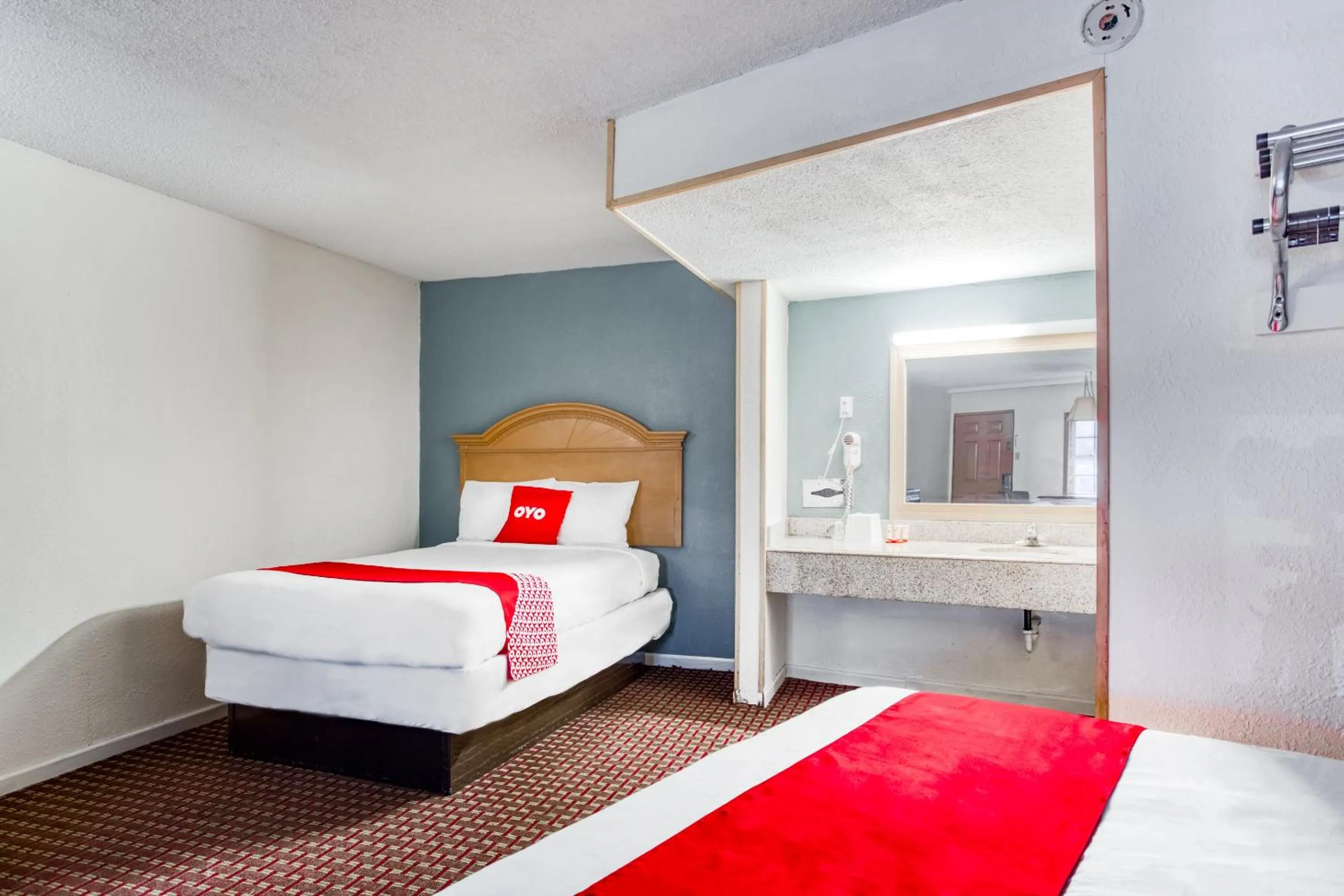 Bedroom, Bed in OYO Hotel Bald Knob near Searcy AR