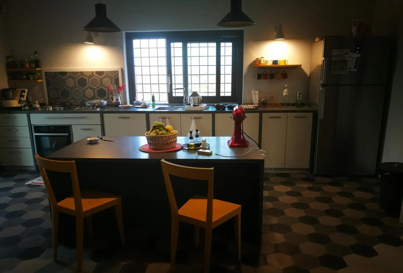 Communal kitchen in La Mortilla