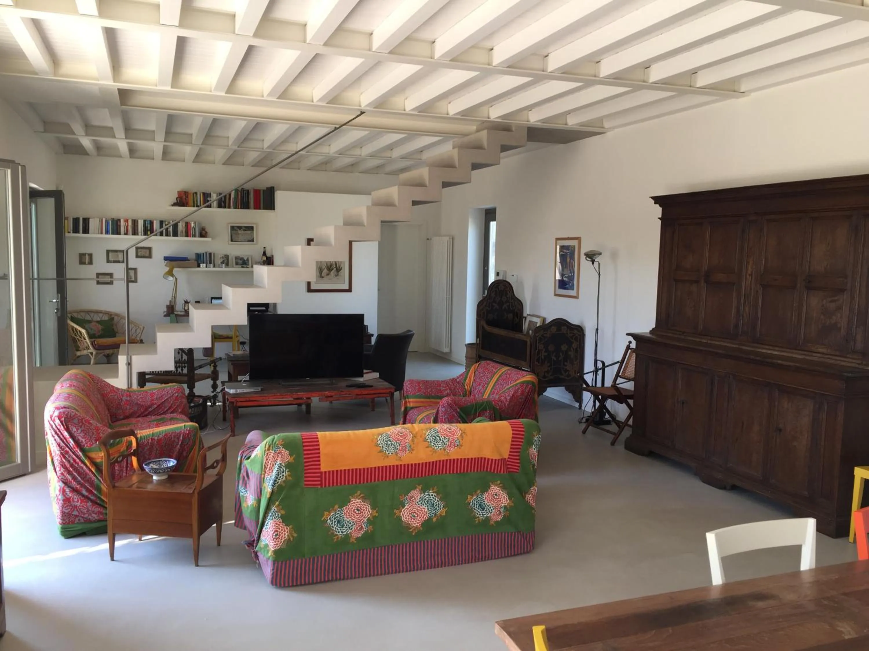 Communal lounge/ TV room in La Mortilla