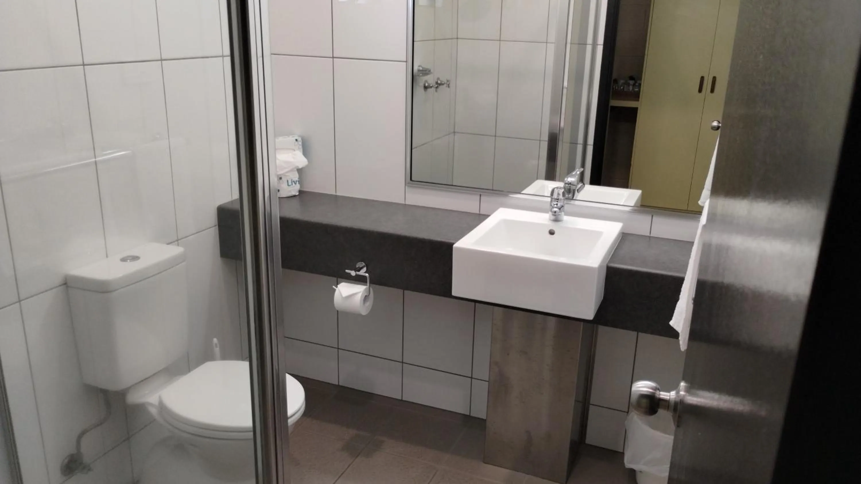 Shower in Tully Motel