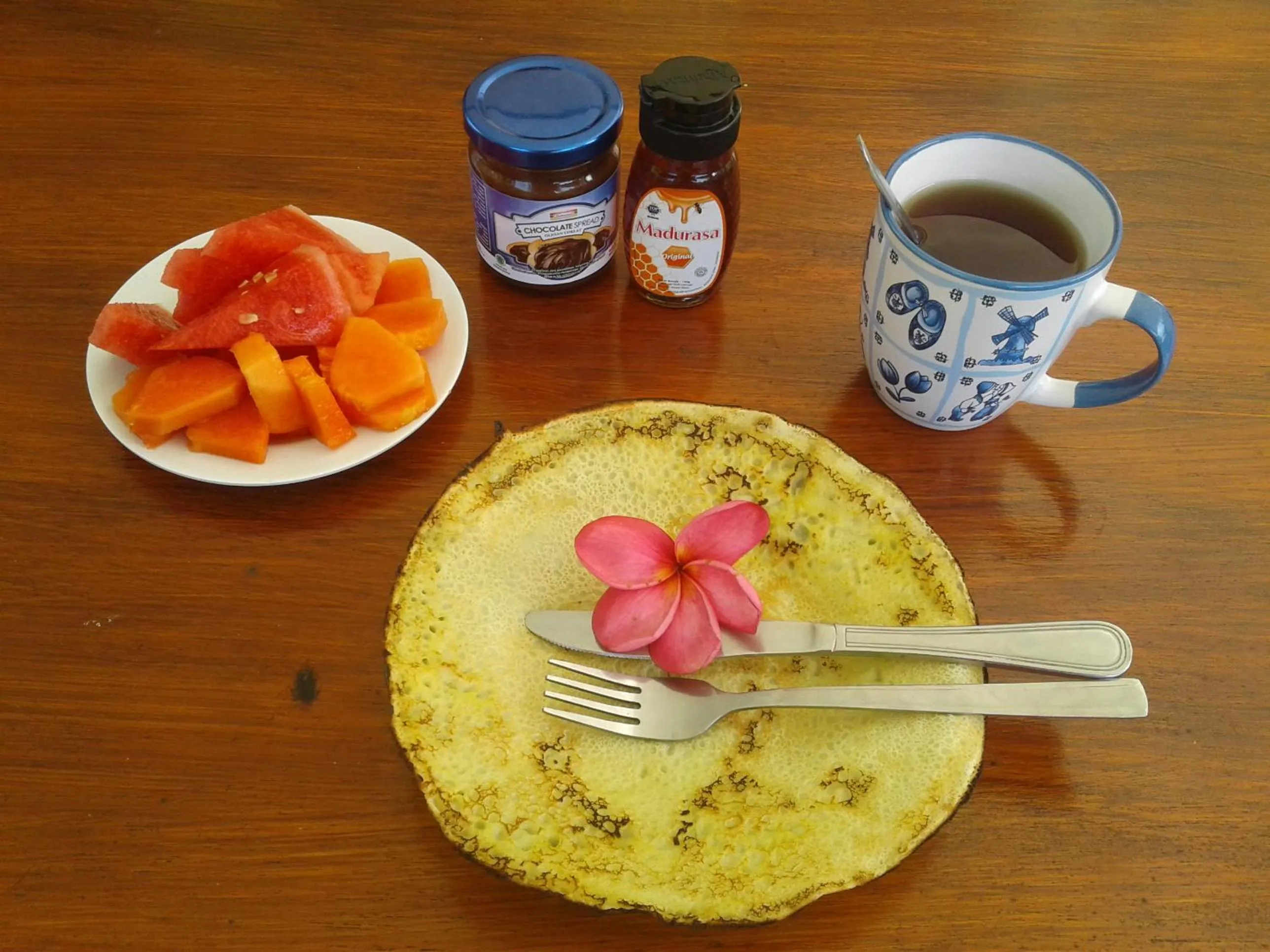 Breakfast in Indah Homestay and Cooking classes