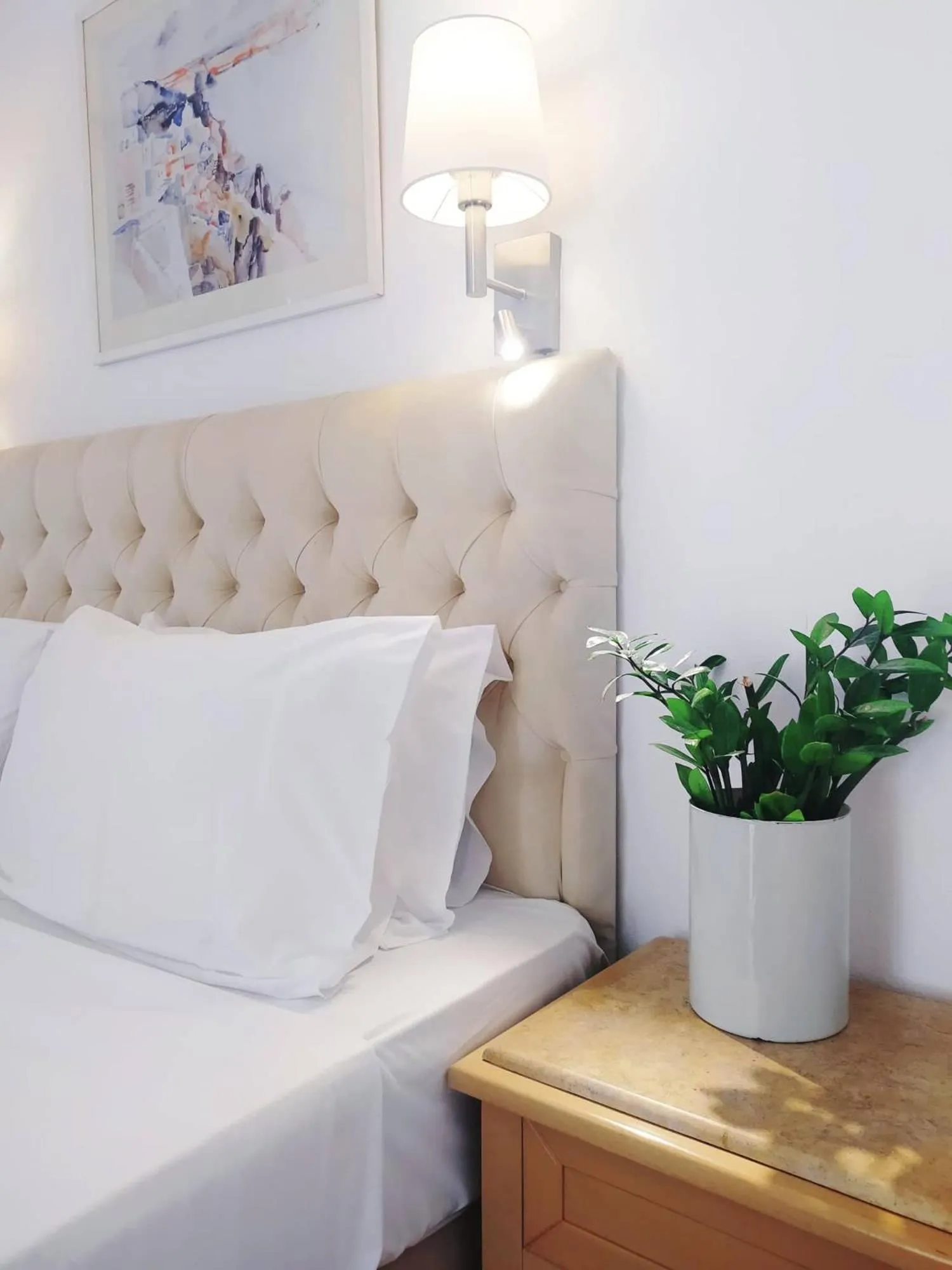 Bed in Alykes Family Resort