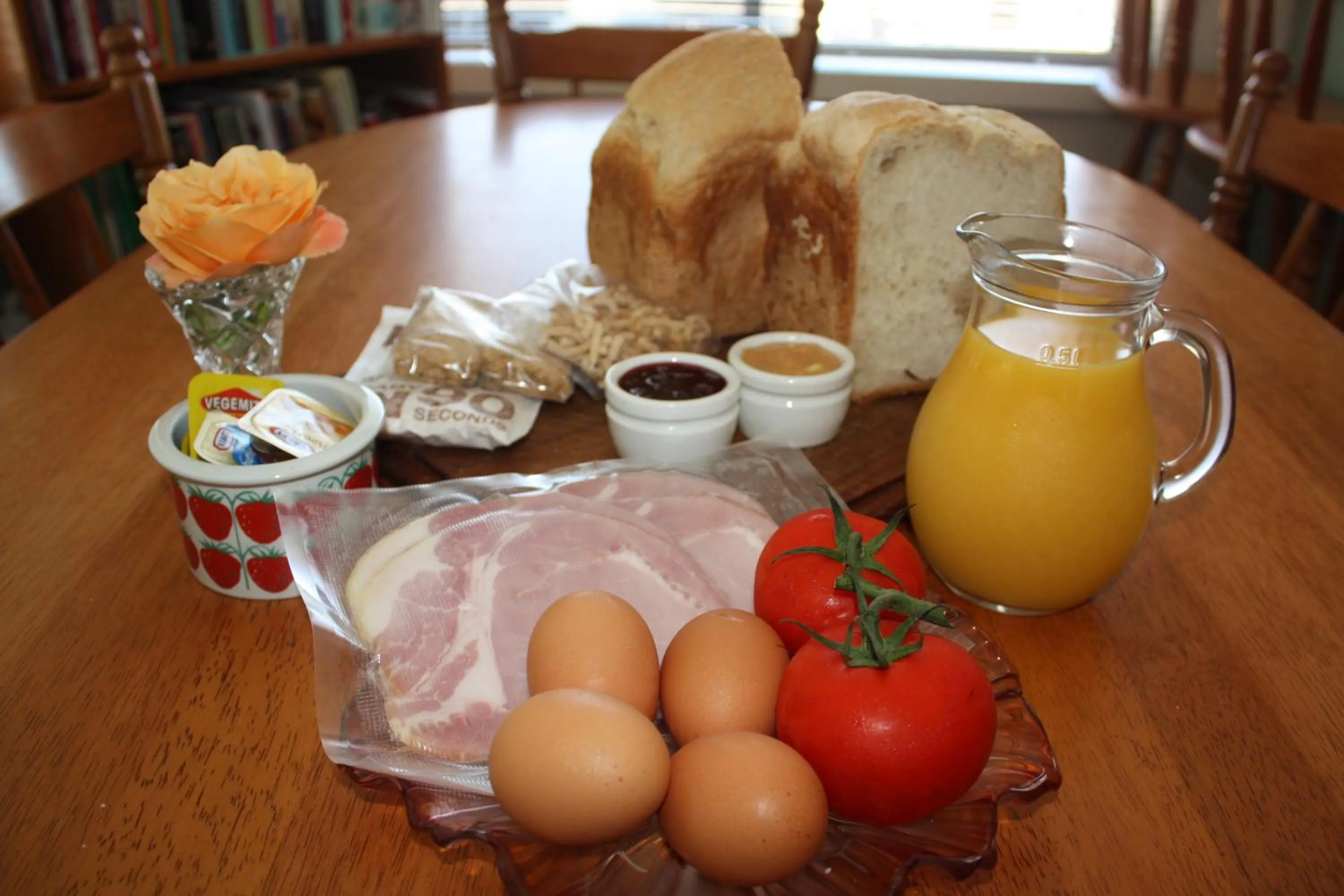 Breakfast in Westbury Gingerbread Cottages