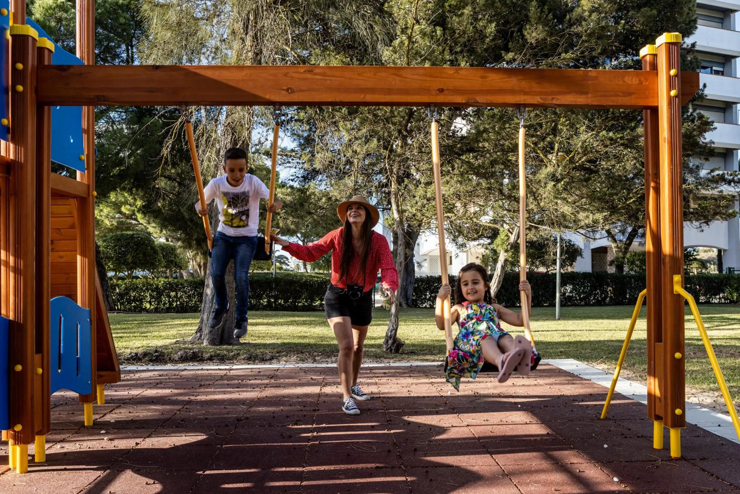 Children play ground in Pestana D. João II Beach & Golf Resort