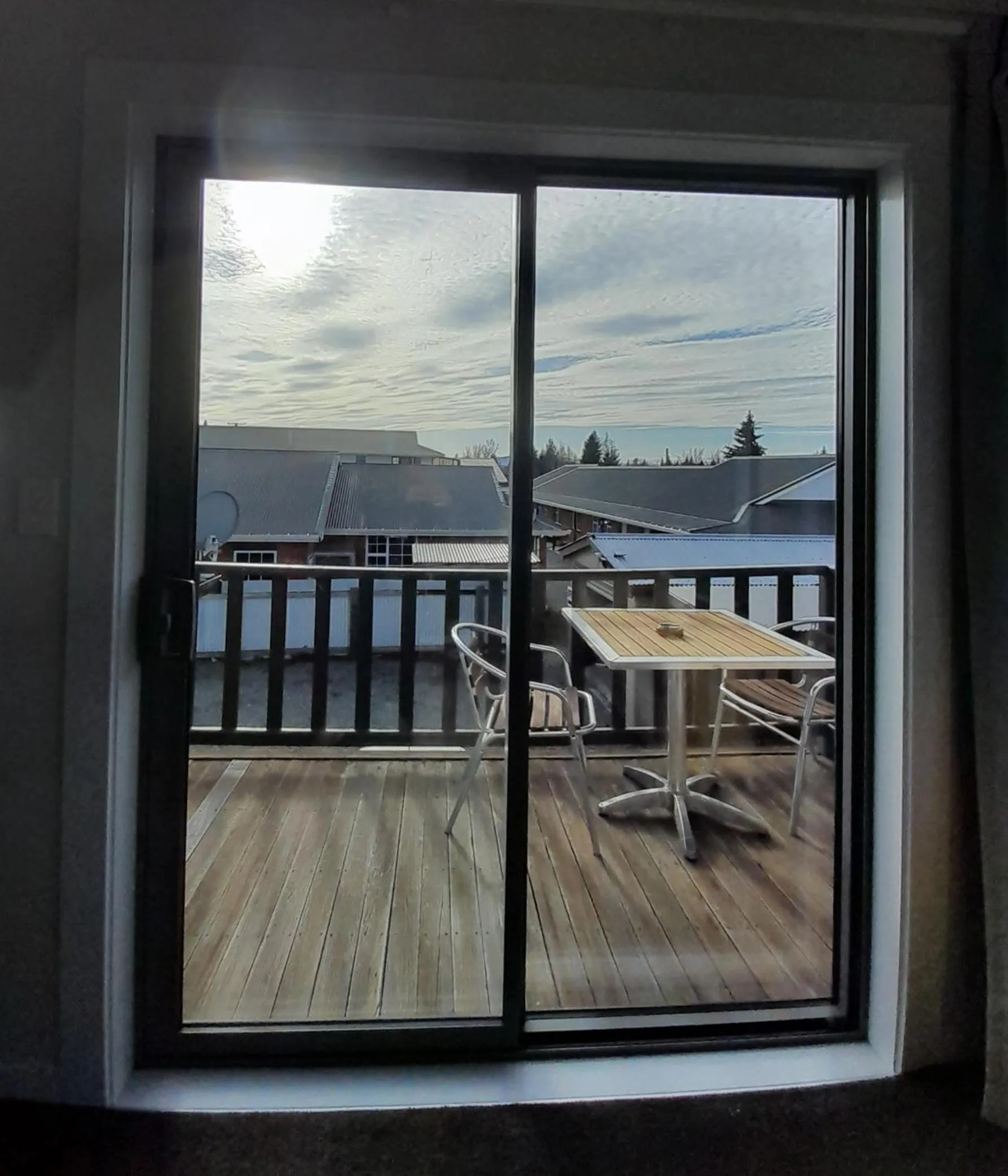 Patio in Colonial Motel