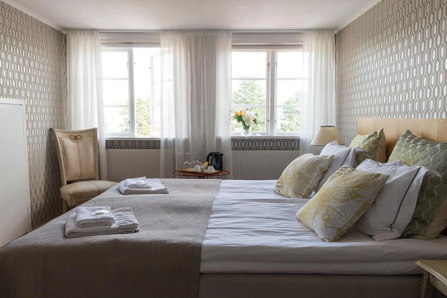 Bed in Hotell Villa Vesta