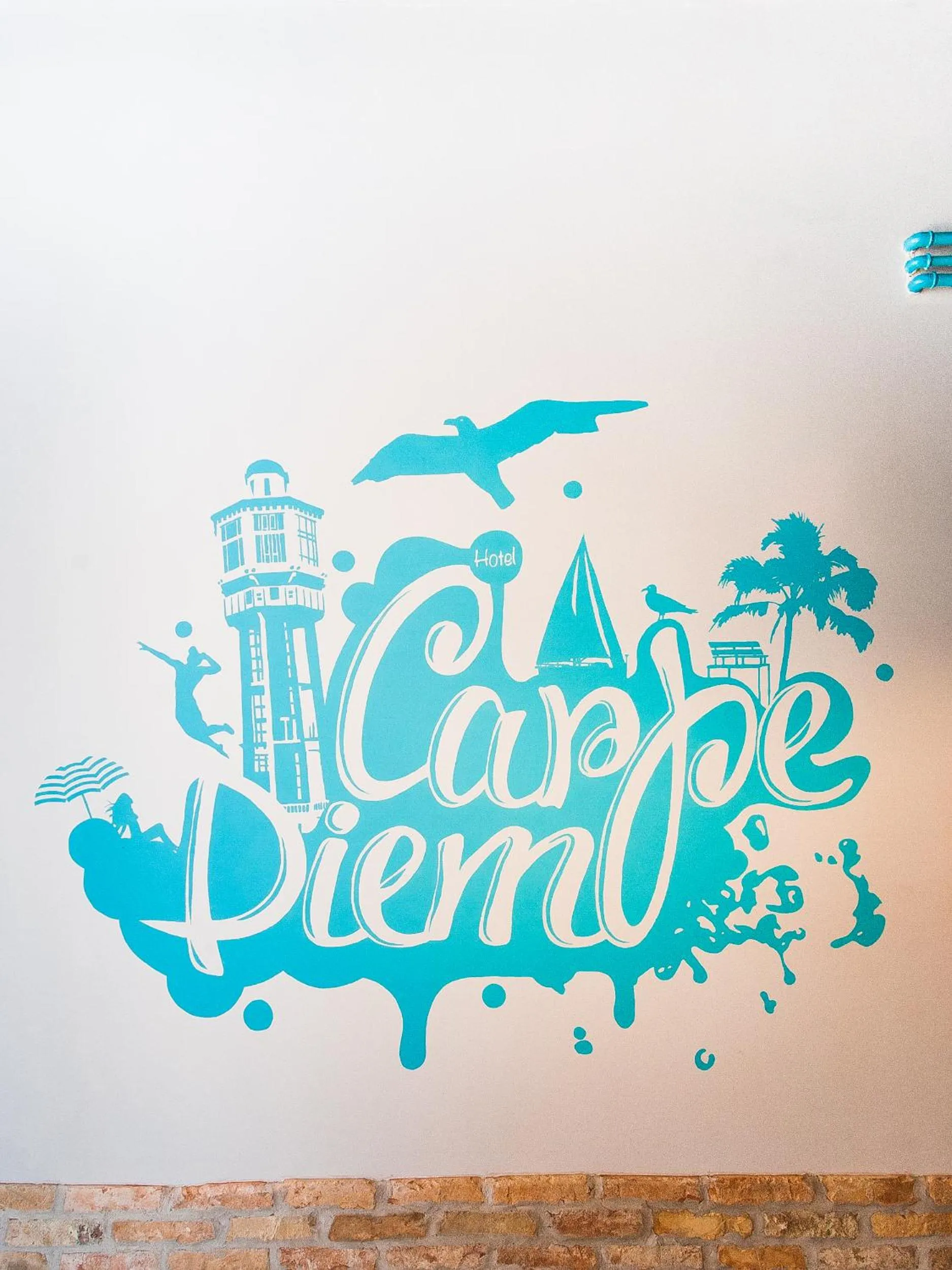 Property logo or sign in Hotel Carpe Diem