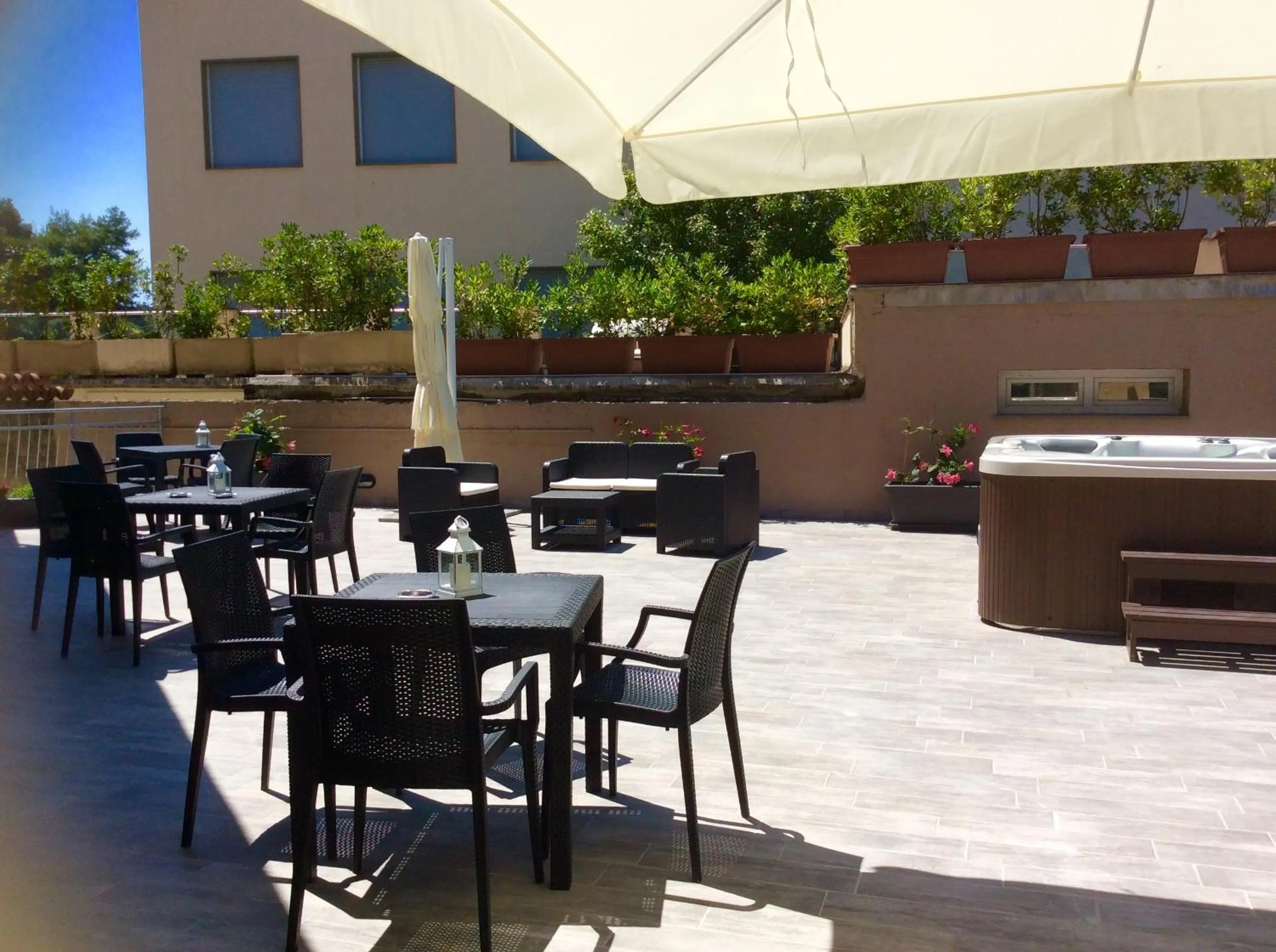 Garden in Hotel Residence Paradiso