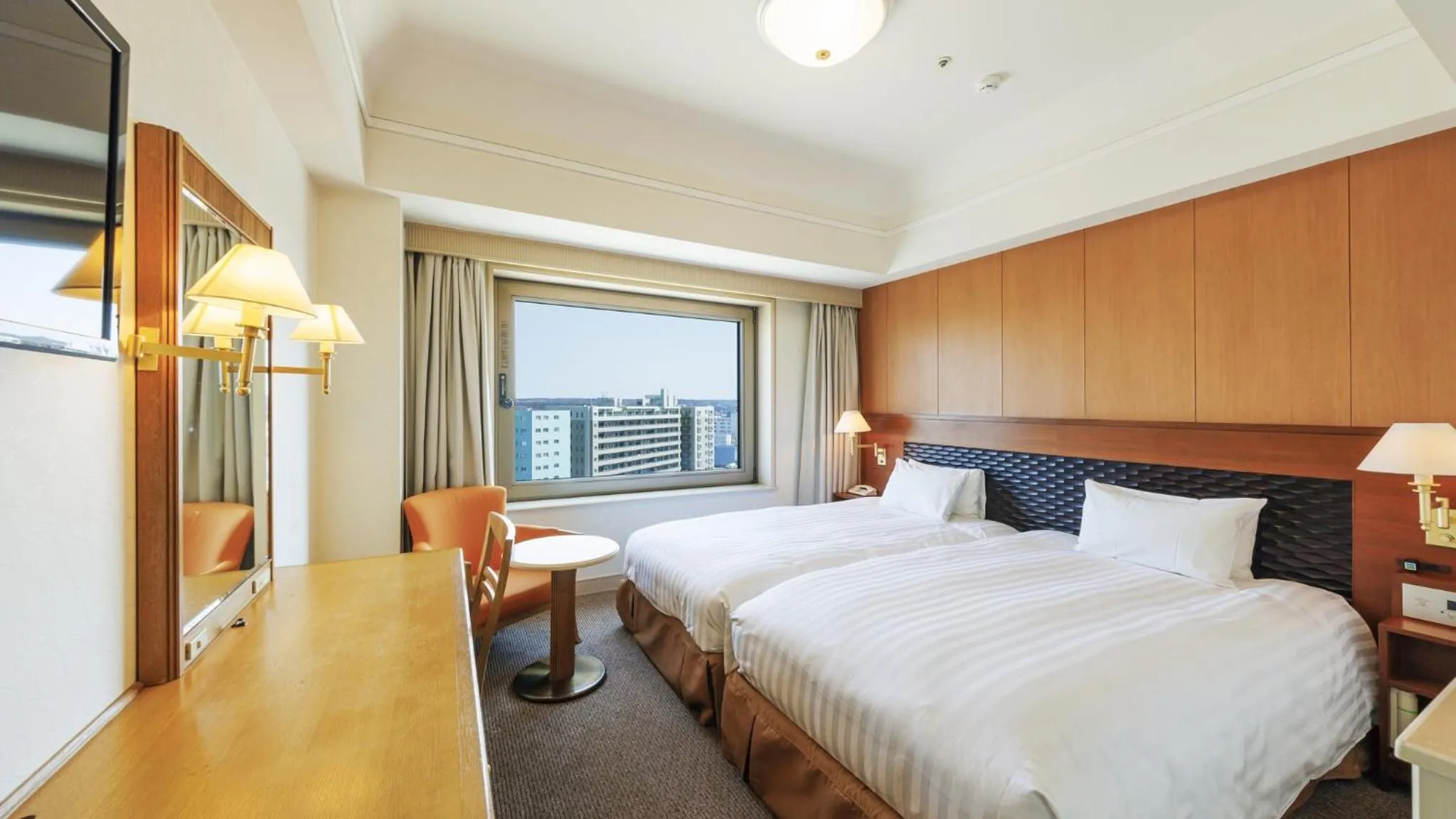 Bed in Hotel Nikko Northland Obihiro