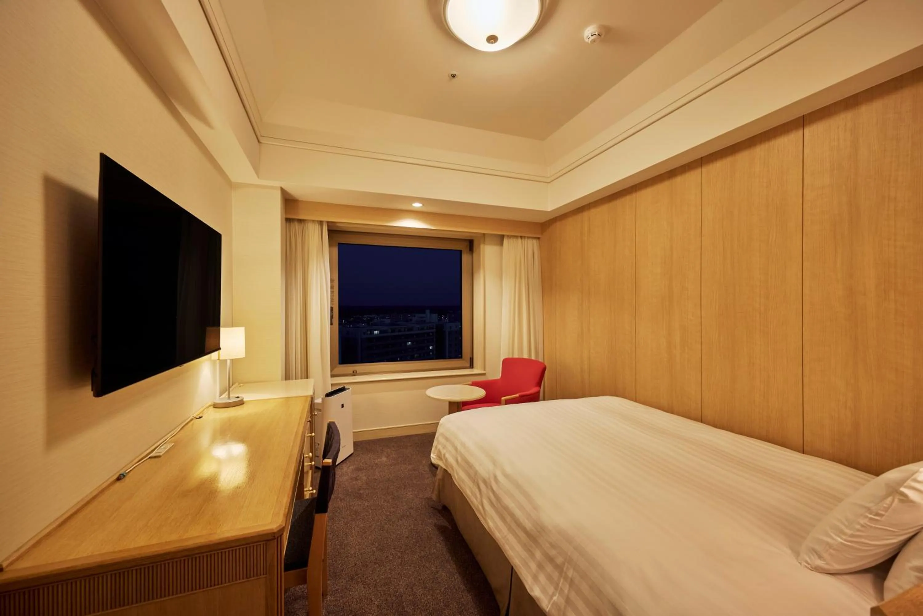 Bed in Hotel Nikko Northland Obihiro