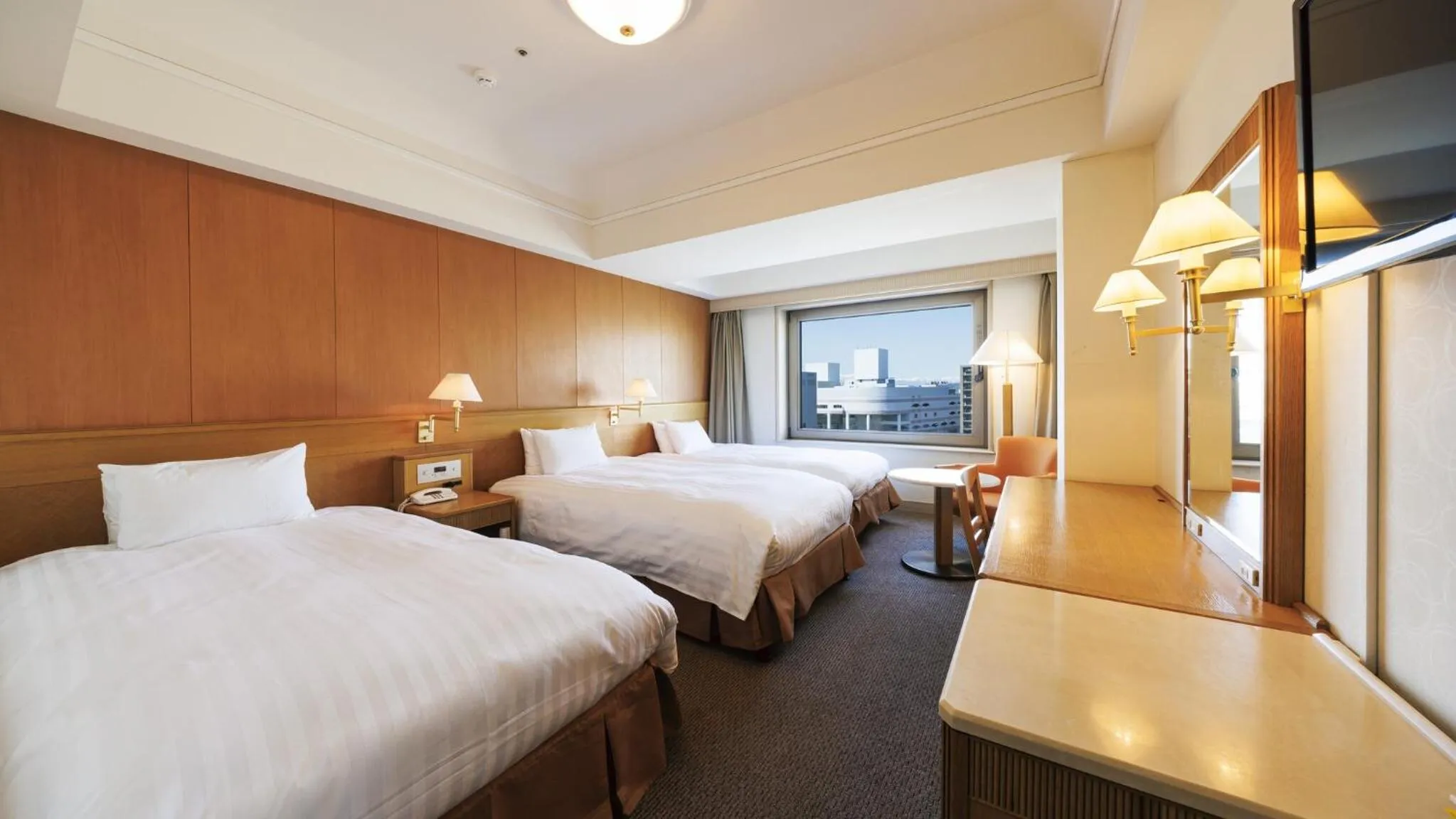 Bed in Hotel Nikko Northland Obihiro