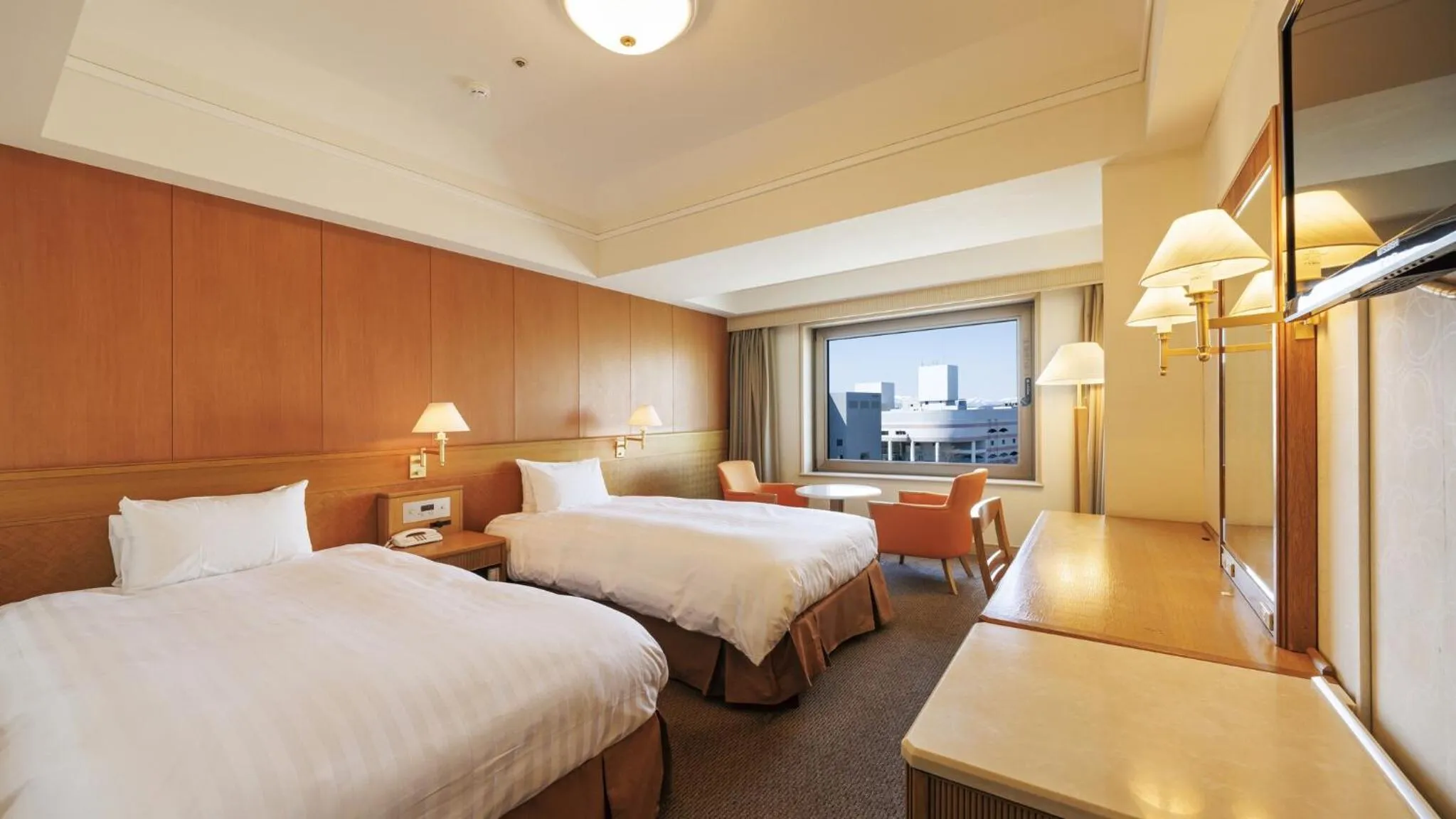 Bed in Hotel Nikko Northland Obihiro