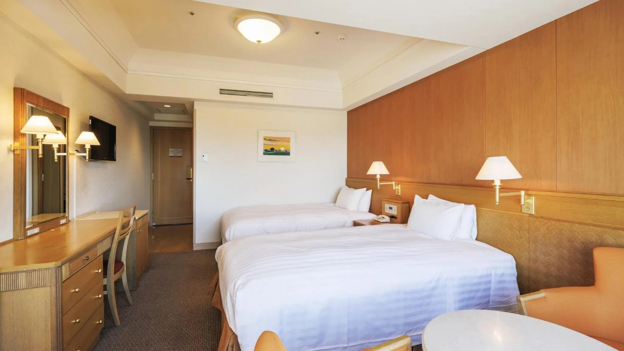 Bed in Hotel Nikko Northland Obihiro