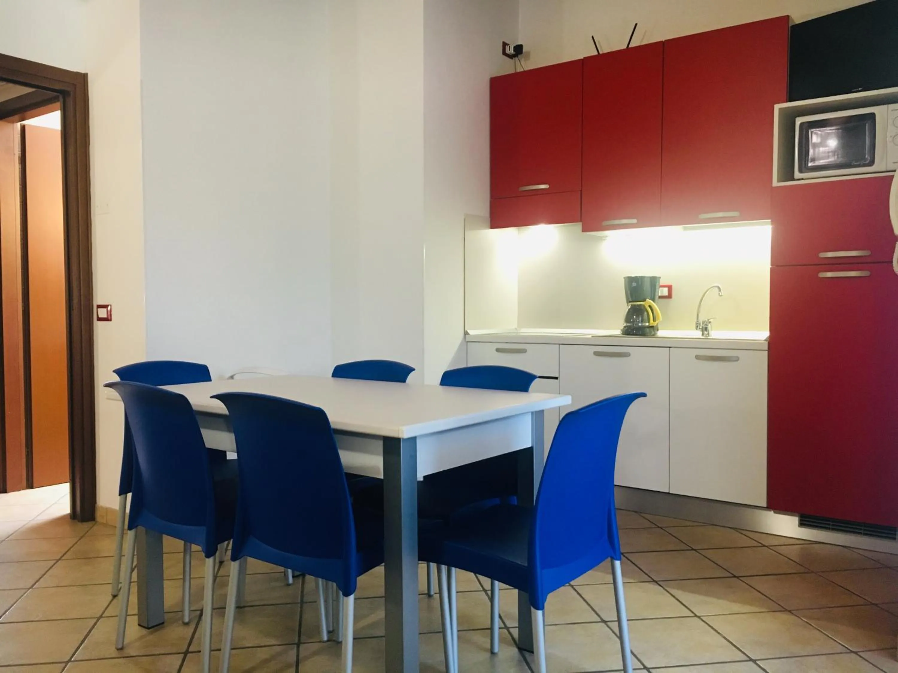 Kitchen or kitchenette in Michelangelo Holiday & Family Resort