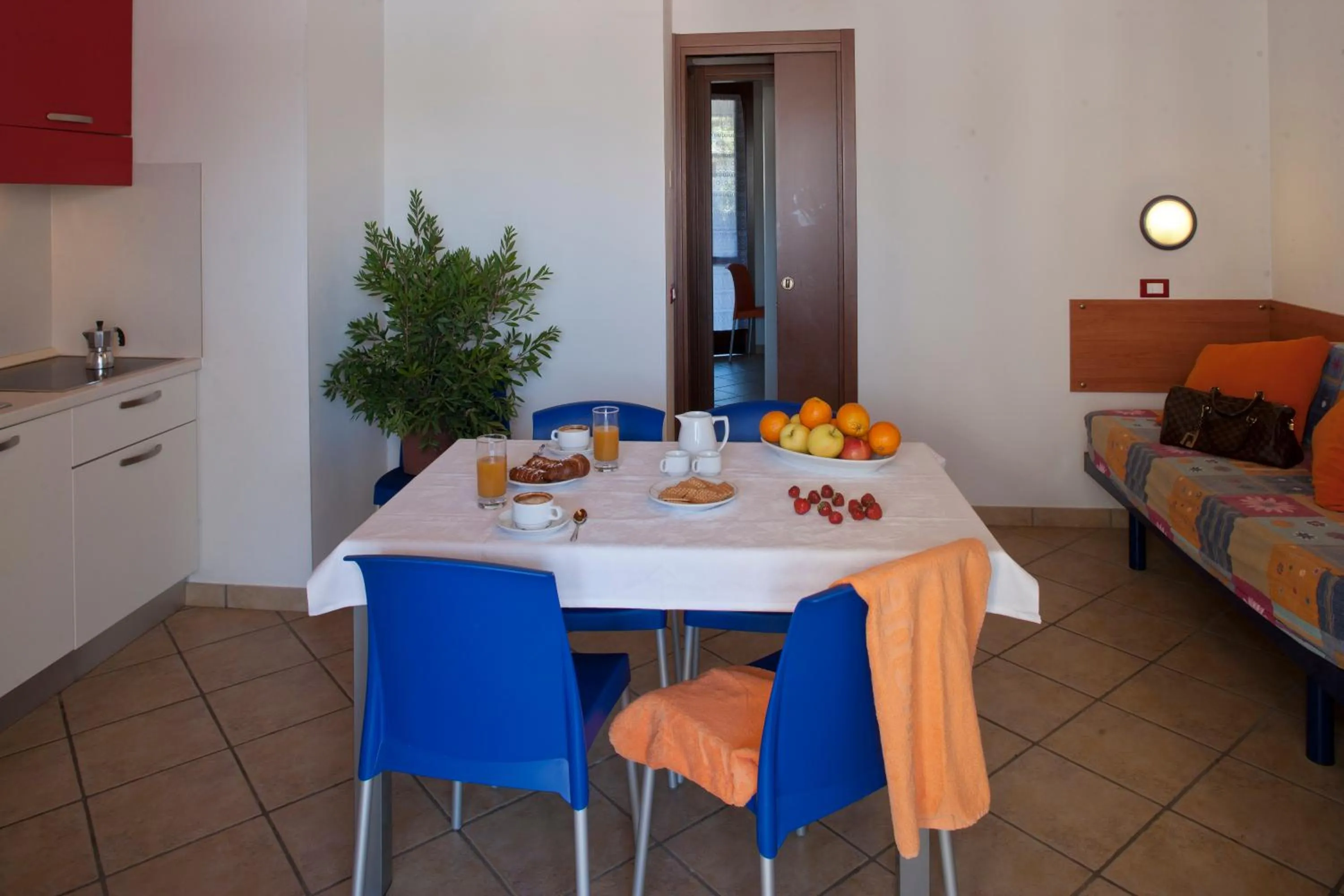 Dining area, Bed in Michelangelo Holiday & Family Resort