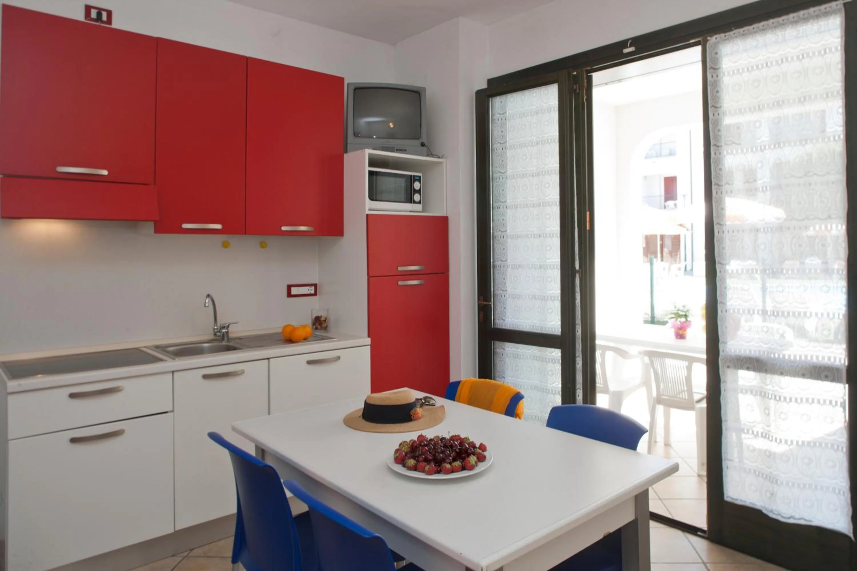 Kitchen or kitchenette in Michelangelo Holiday & Family Resort