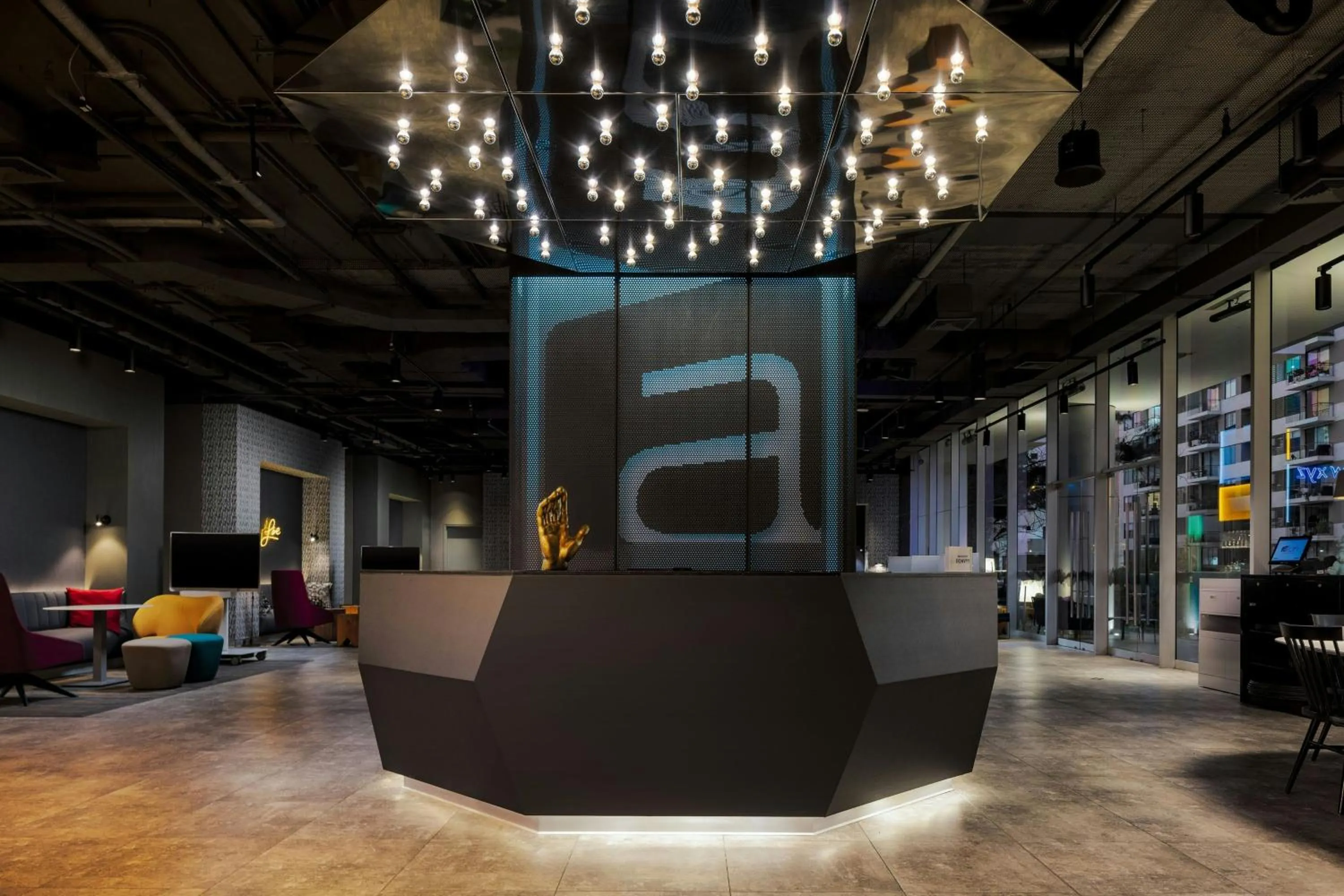 Lobby or reception in Aloft Lima Miraflores