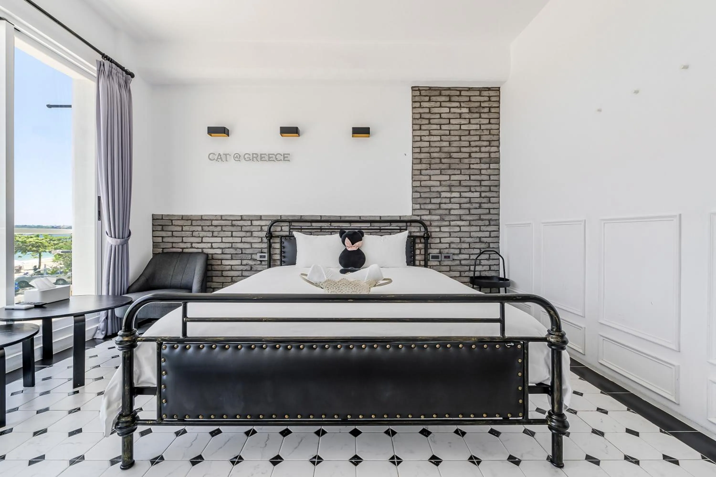 Bed in Cat at Greece