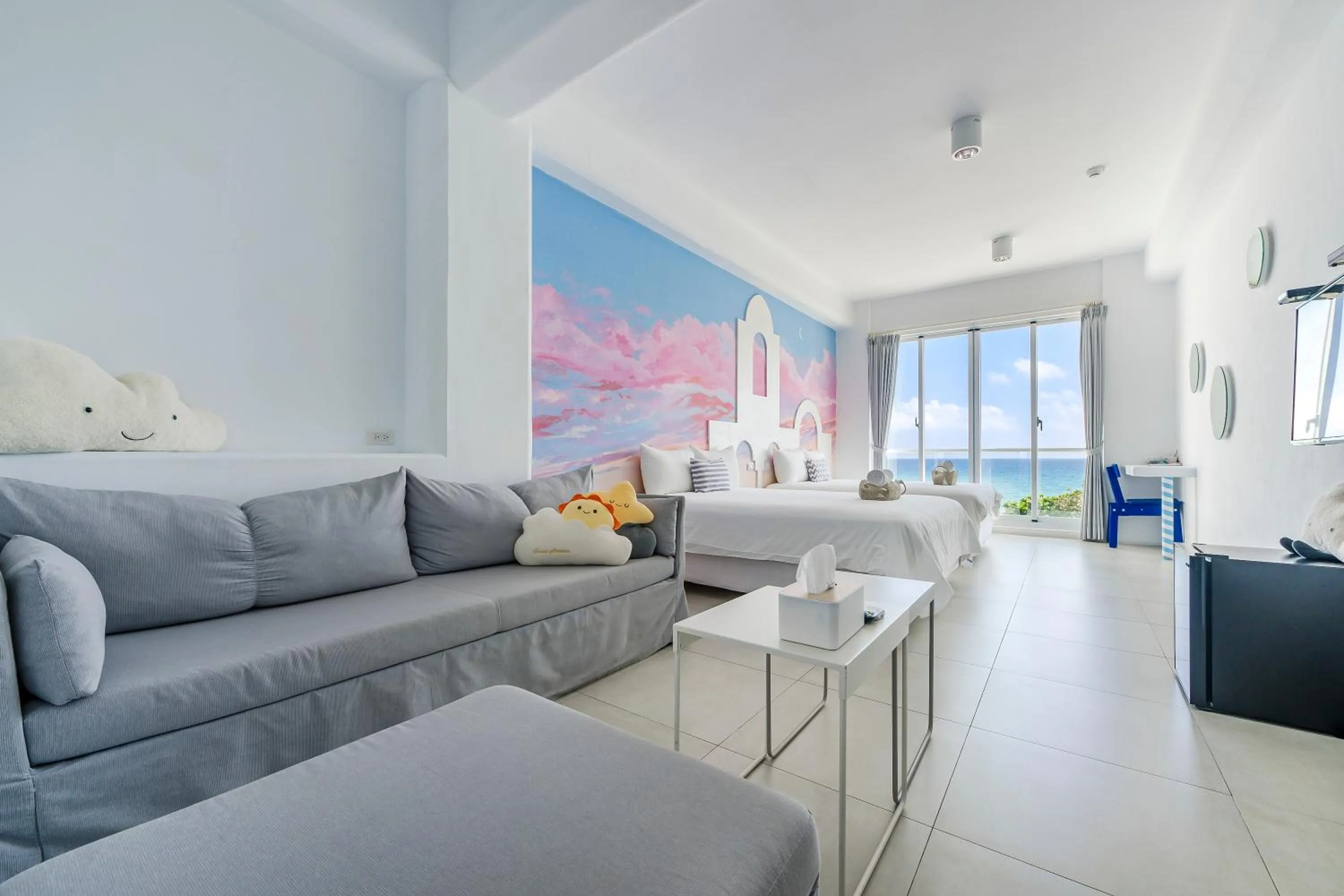 Living room in Cat at Greece