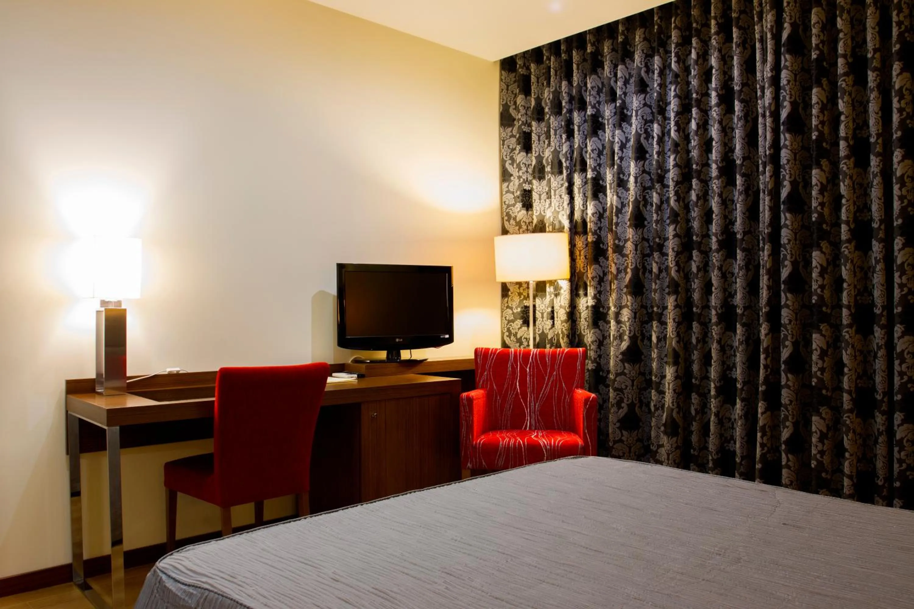 Bed in Hotel Aguiar da Pena