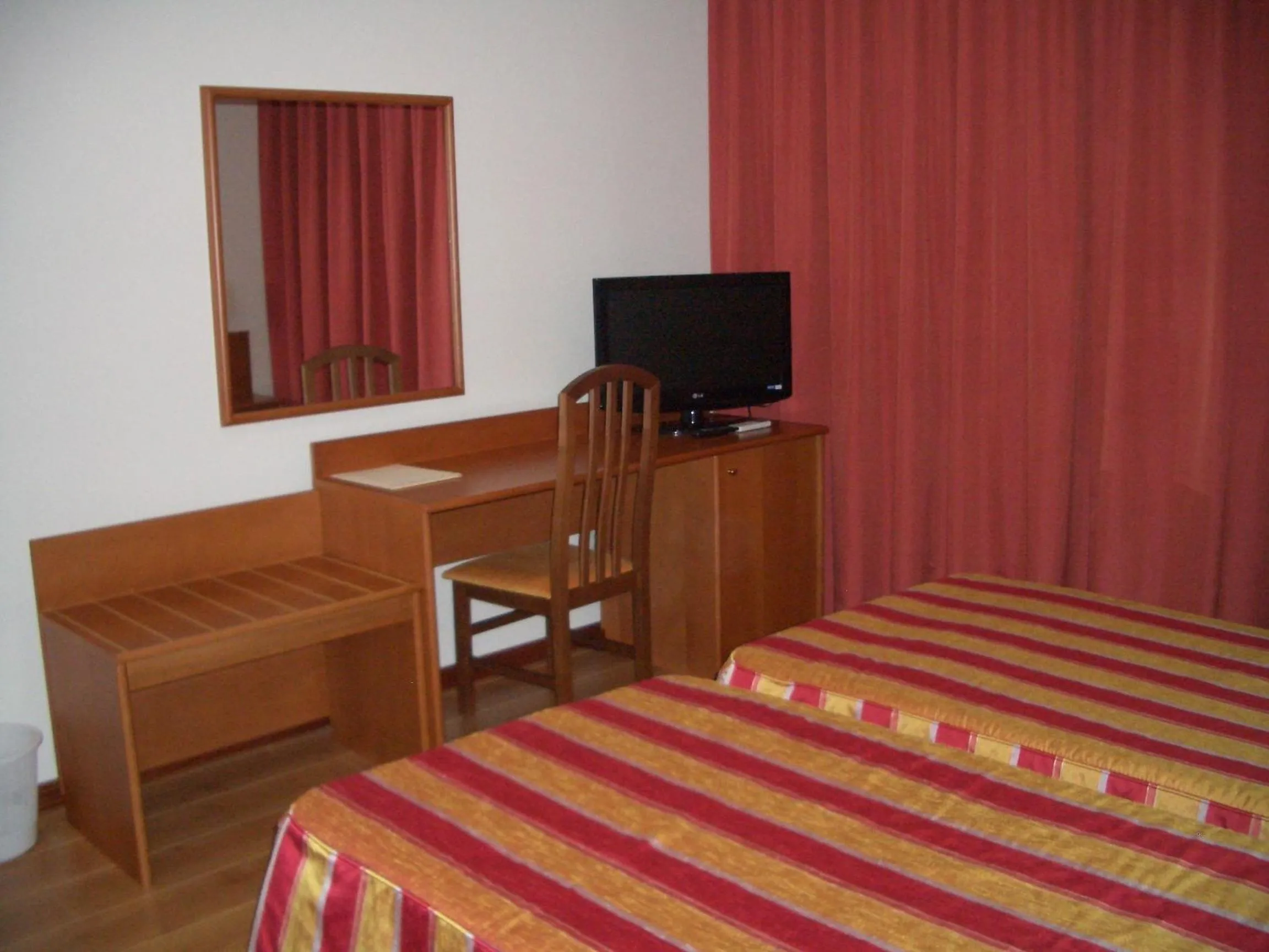 Bed in Hotel Aguiar da Pena